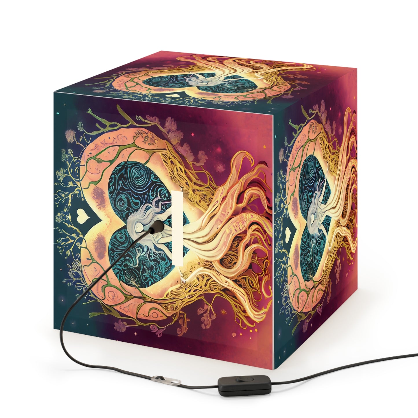 Tree Goddess Light Cube Lamp