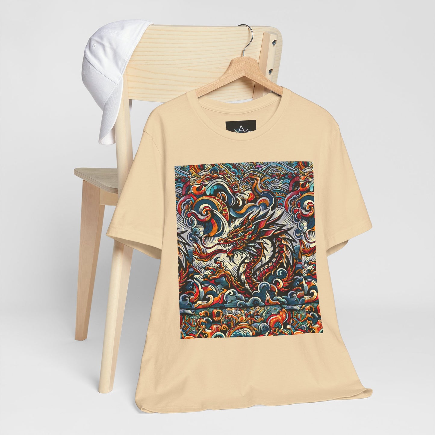 Vibrant Dragon Graphic Tee - Unisex Jersey Short Sleeve Shirt