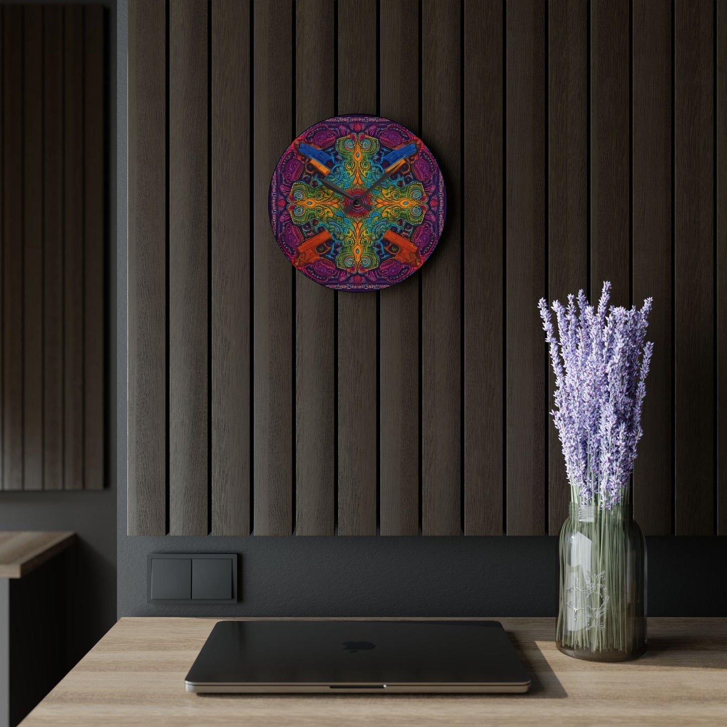Bang Bang Acrylic Wall Clock