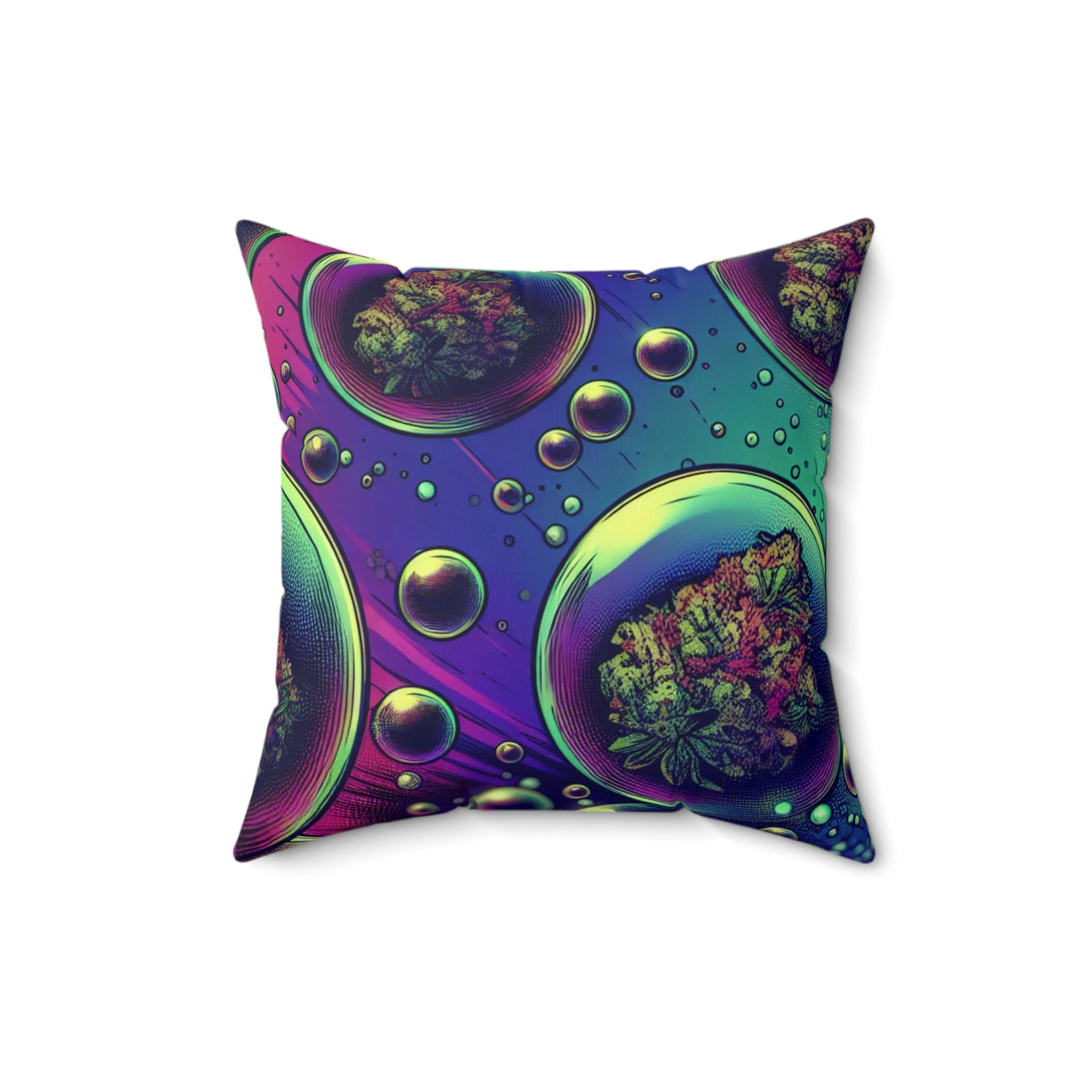 Simple Alluring Style Square Pillow - Bold and Unique Spun Polyester Pillow for Friends and Family