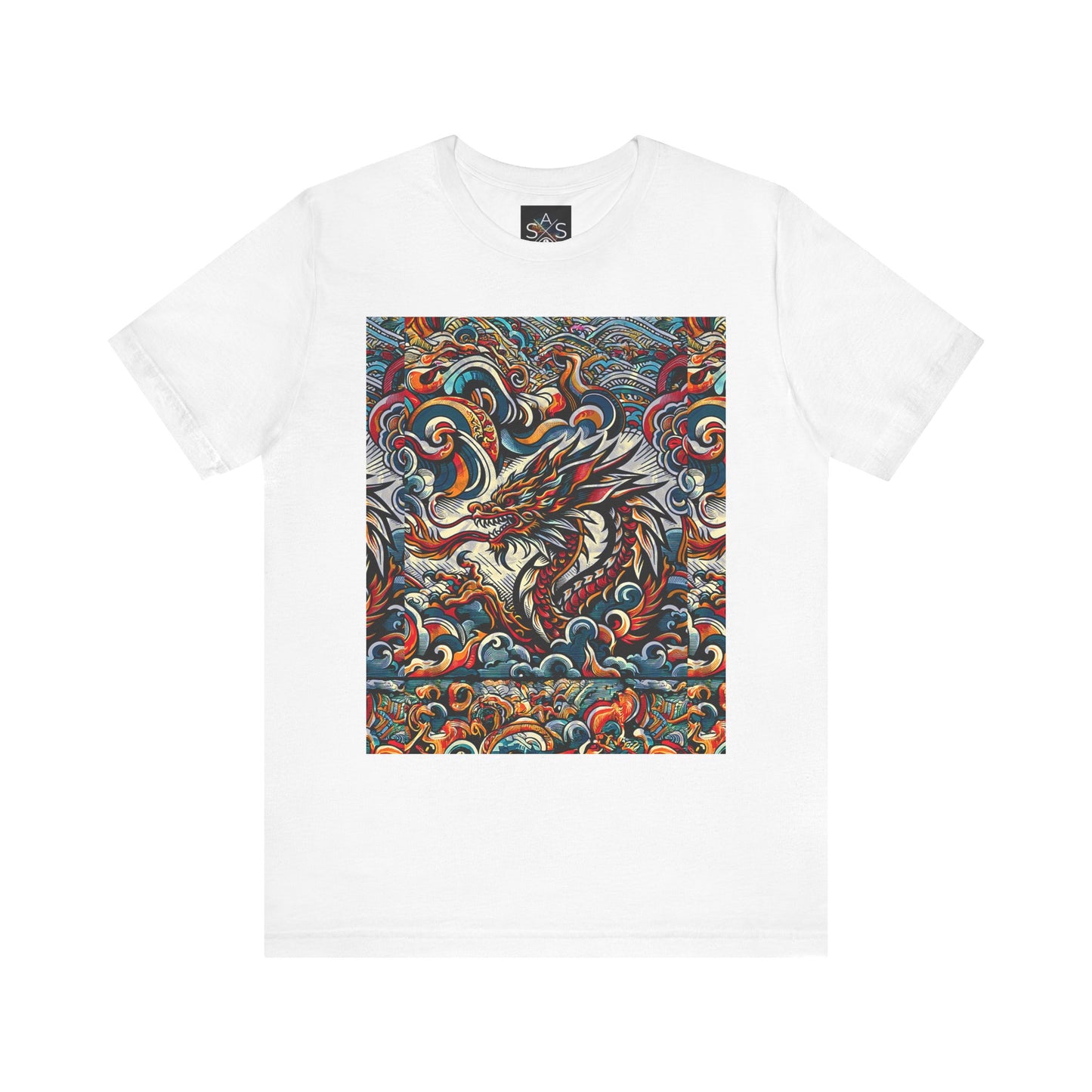 Vibrant Dragon Graphic Tee - Unisex Jersey Short Sleeve Shirt