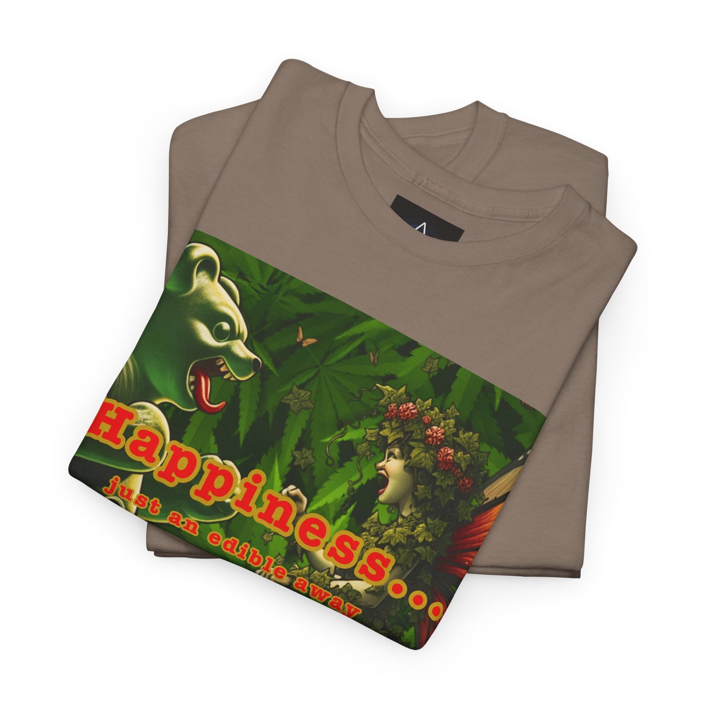 Happiness Jungle Unisex Heavy Cotton Tee, Graphic T-Shirt, Nature Lover Gift, Summer Wardrobe Essential, Unisex Casual Wear