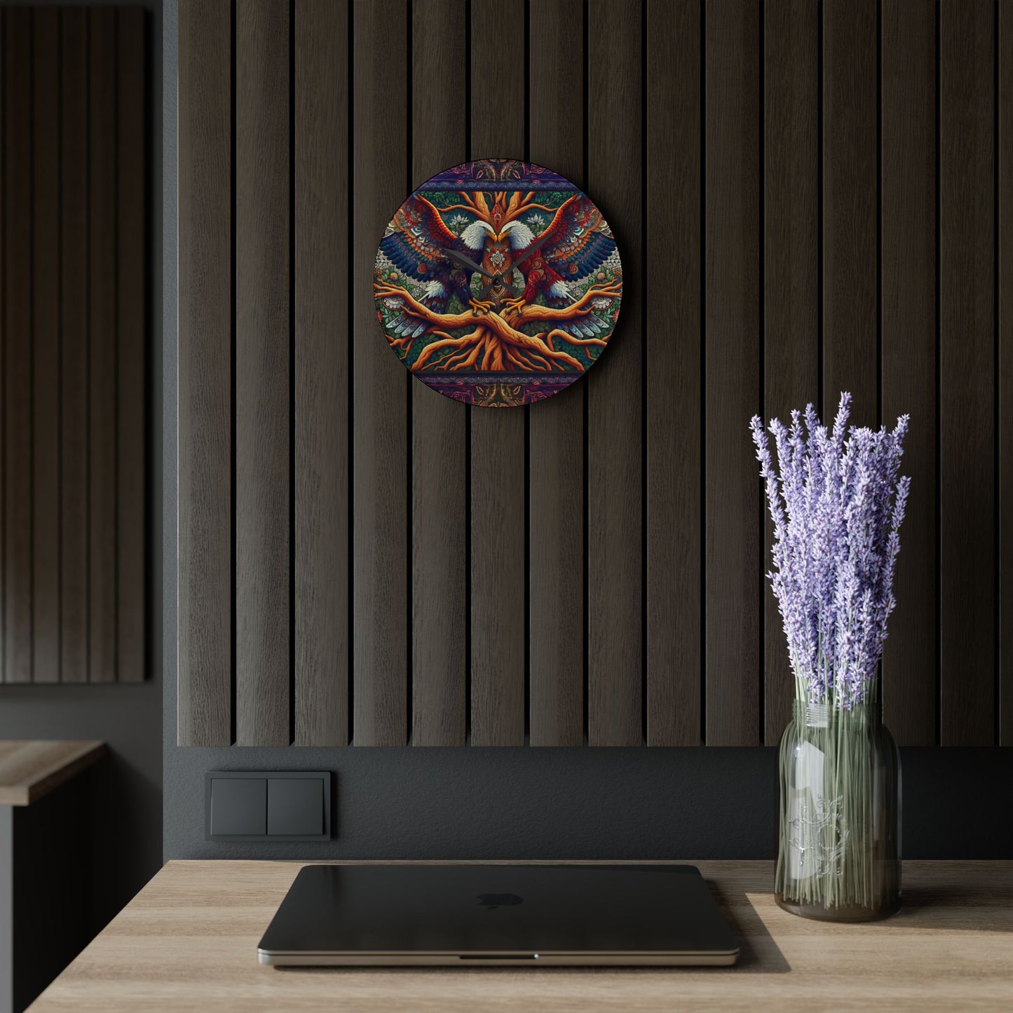 Guided Warriors Acrylic Wall Clock