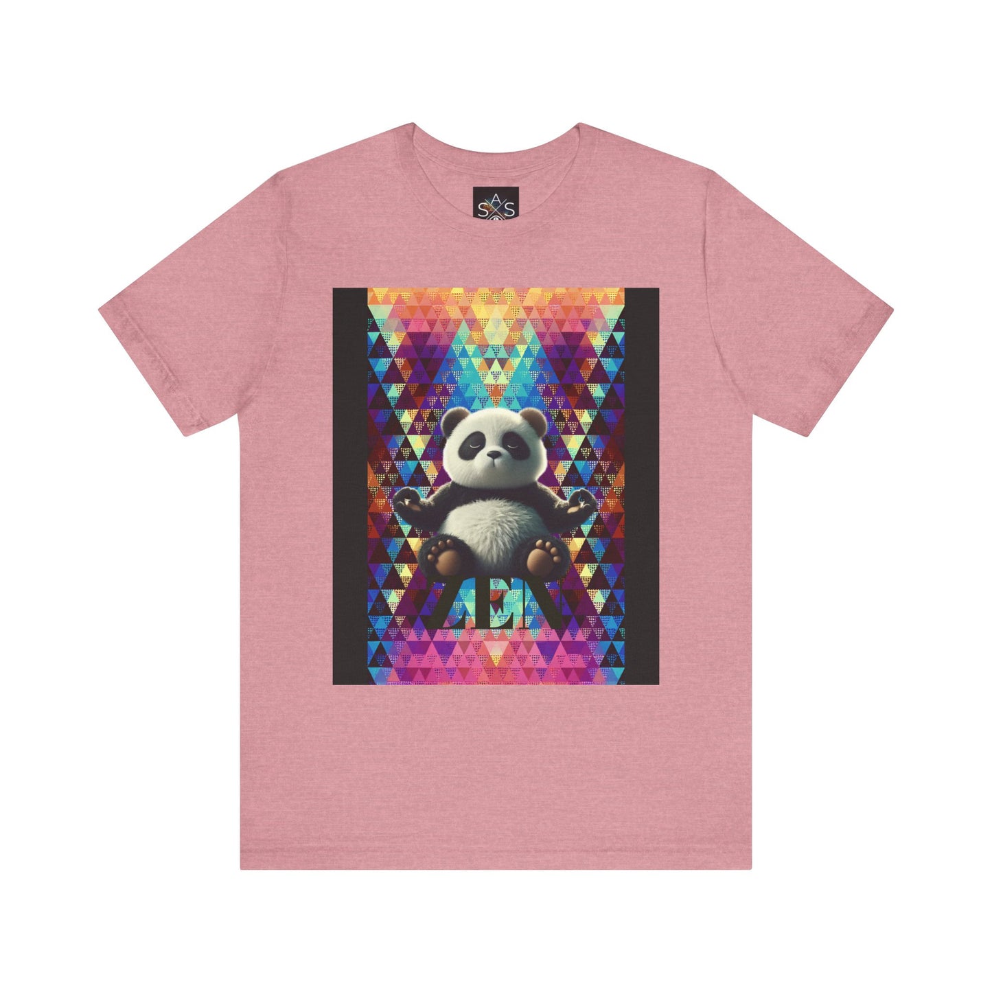 Colorful Panda Graphic Tee - Unisex Jersey Short Sleeve