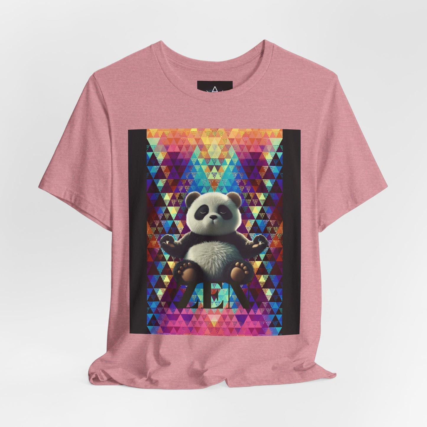 Colorful Panda Graphic Tee - Unisex Jersey Short Sleeve