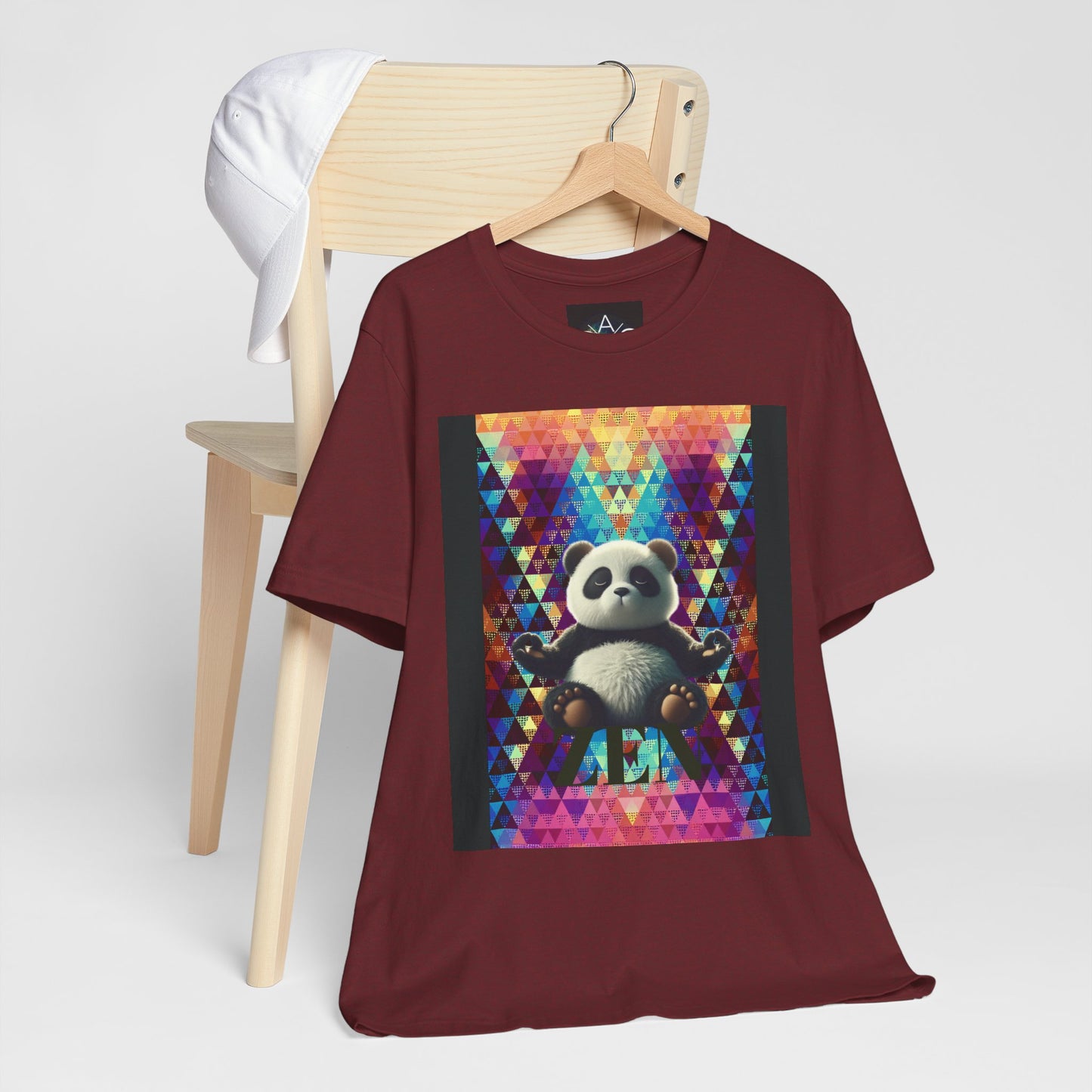 Colorful Panda Graphic Tee - Unisex Jersey Short Sleeve