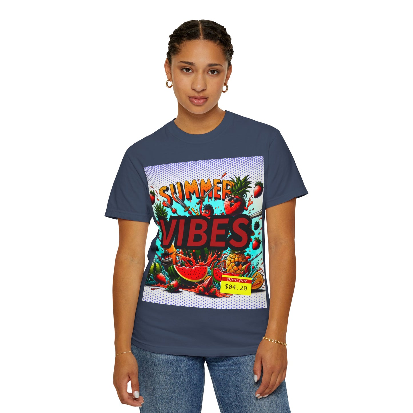 Summer Vibes Unisex Garment-Dyed T-Shirt