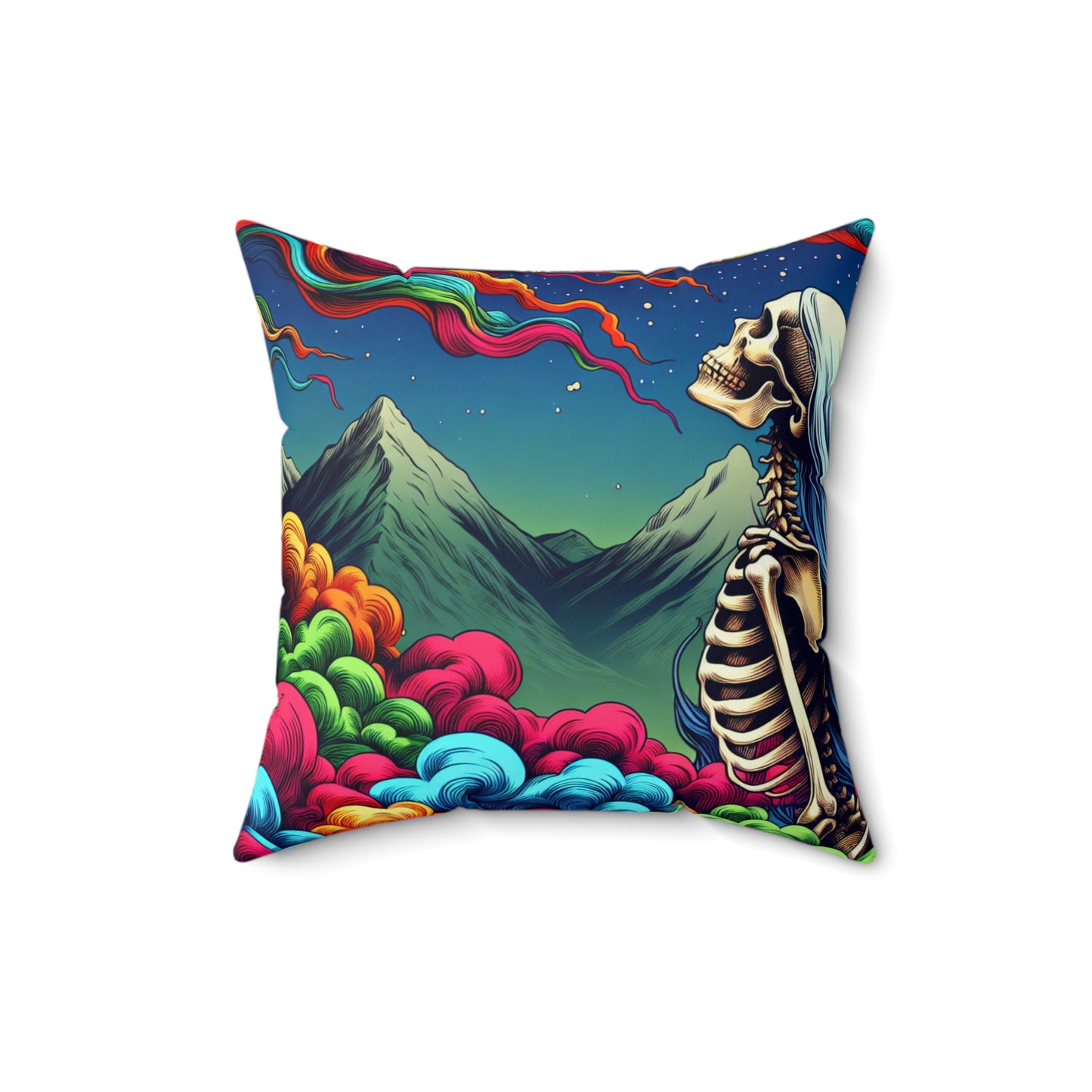 Square Pillow Room Accents Fun Statement Piece Indoor Pillow
