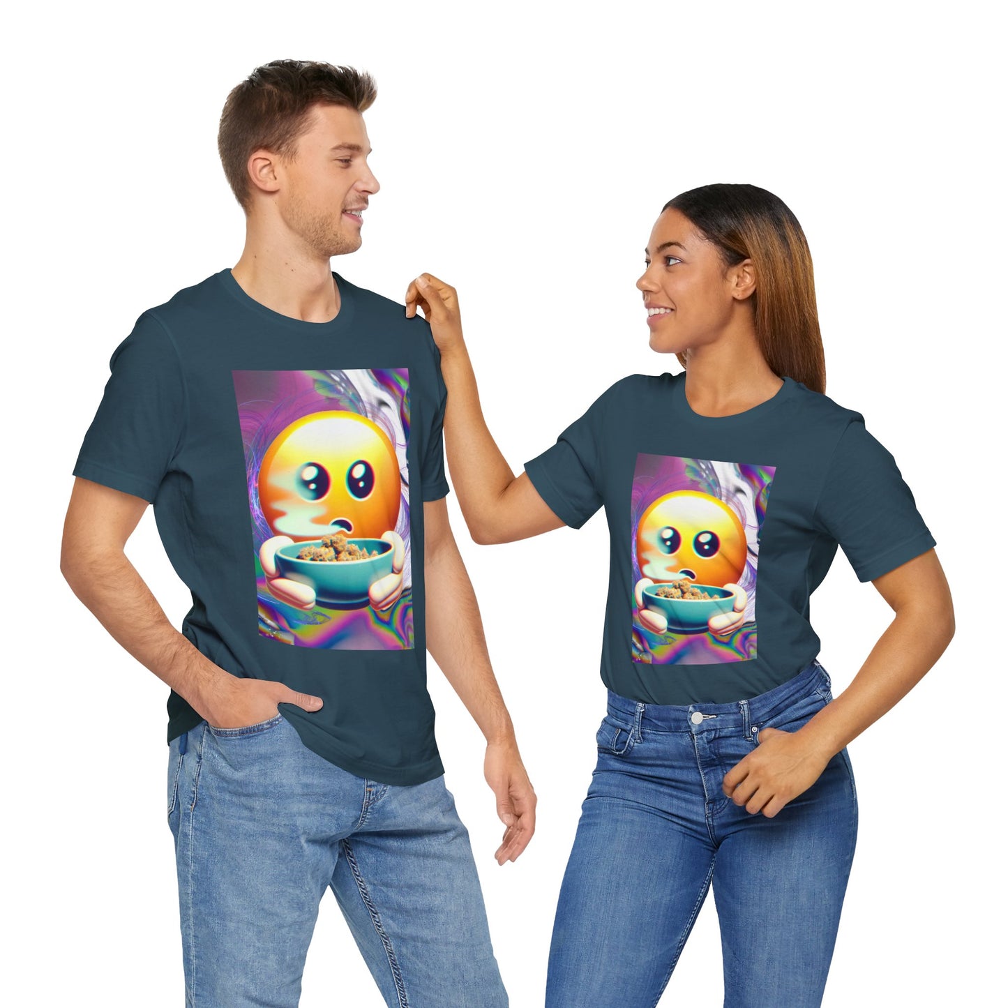 Vibrant Emoji Tee - Perfect for Casual Hangouts and Celebrations