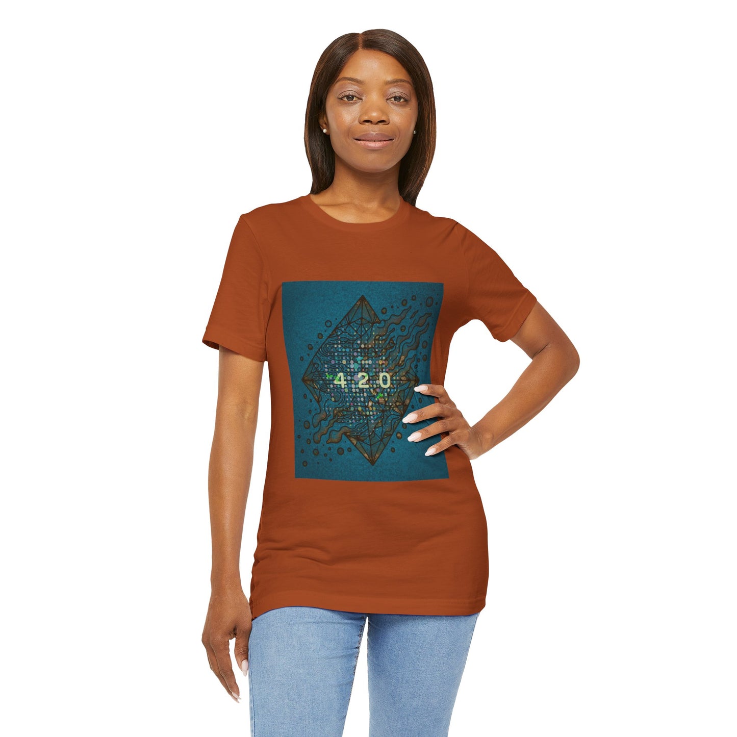420 Graphic Unisex Jersey Tee - Casual Vibe for Celebrations