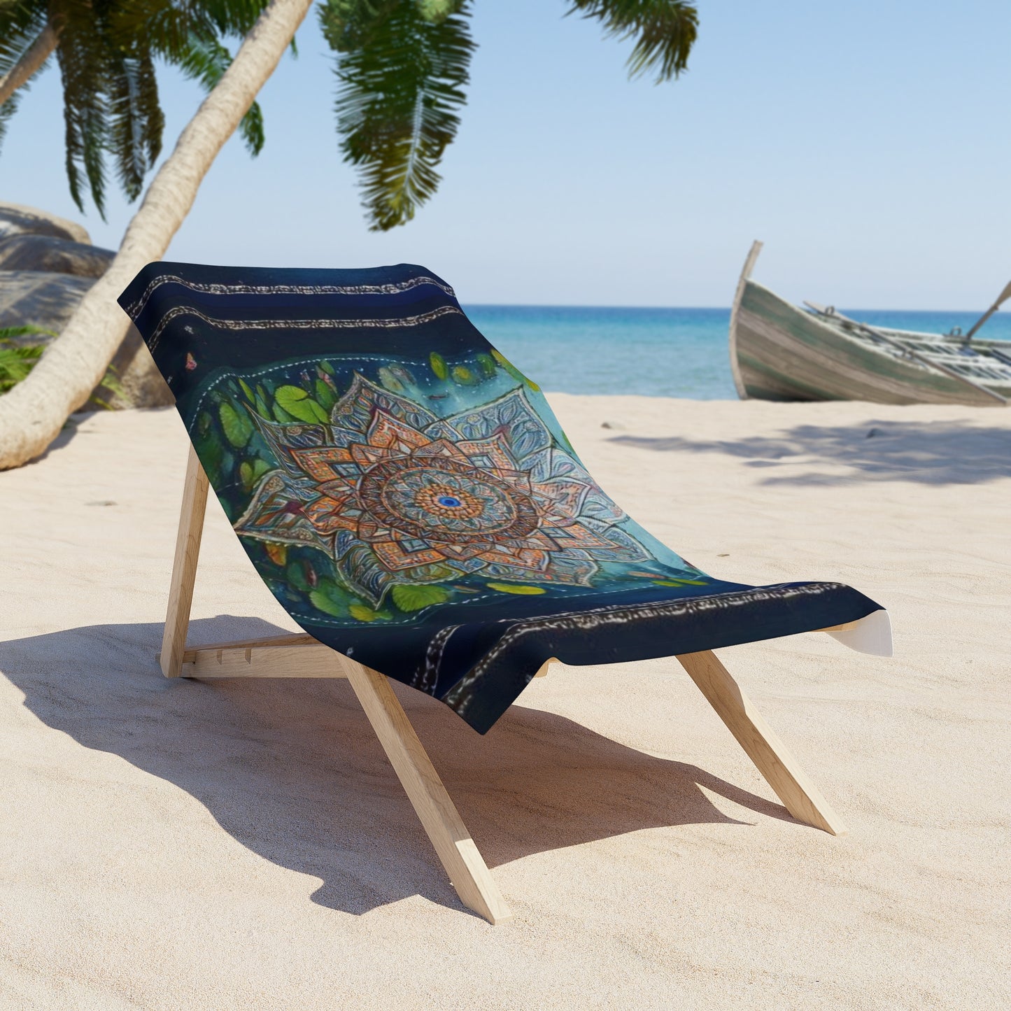 Simple Alluring Style Lily at the Beach Towel