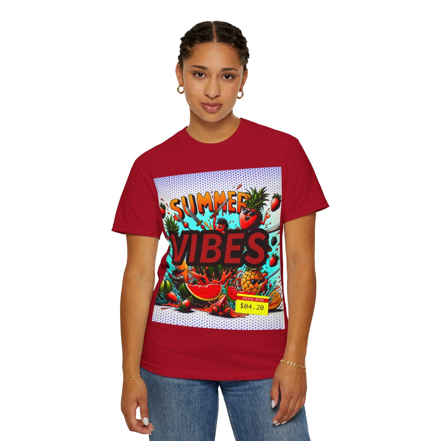 Summer Vibes Unisex Garment-Dyed T-Shirt