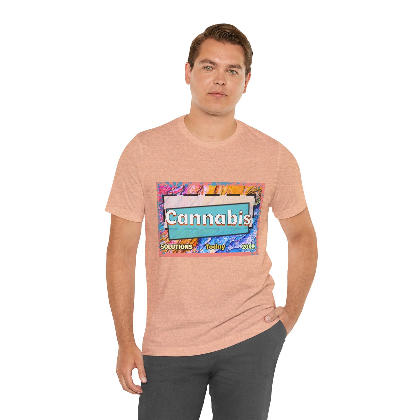 Trendy Cannabis Solutions Tee - Unisex Jersey Short Sleeve T-Shirt
