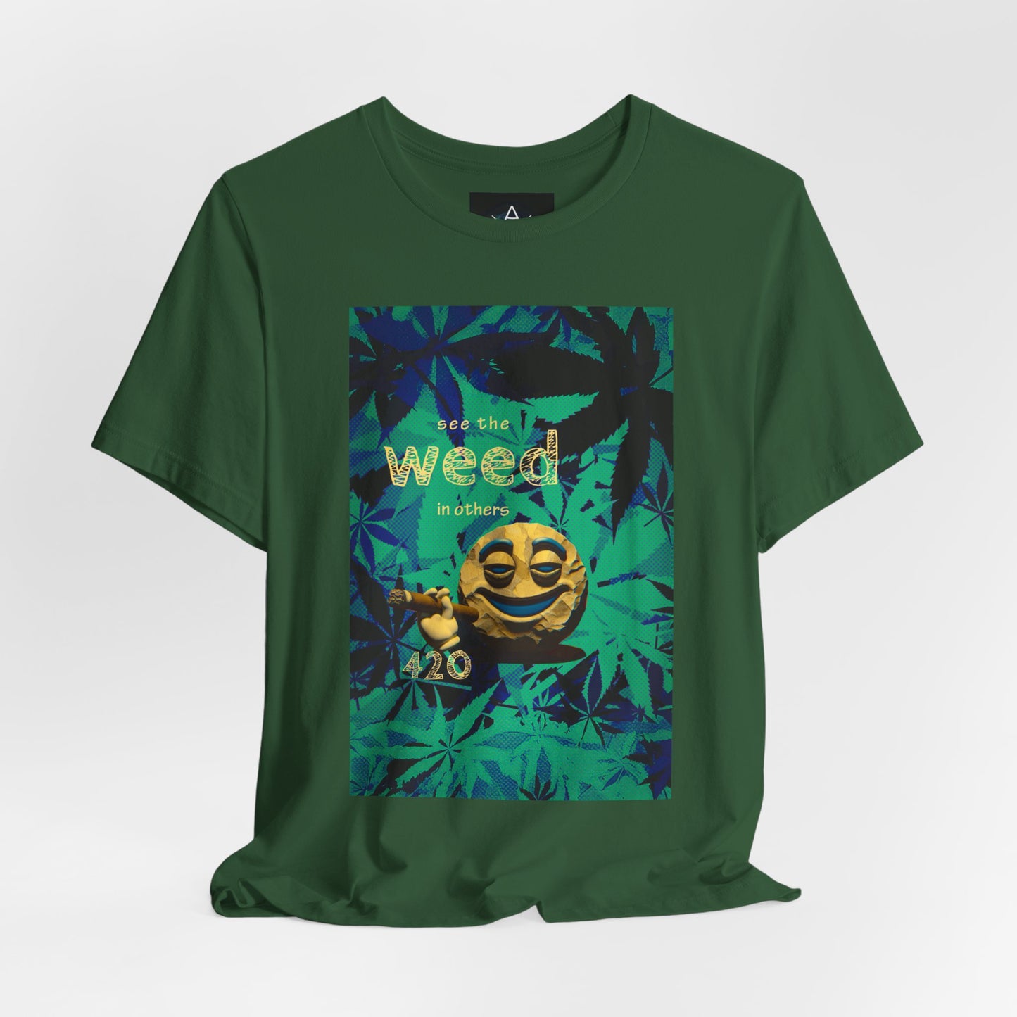 Funny Cannabis Graphic Tee - "See the Weed in Others"