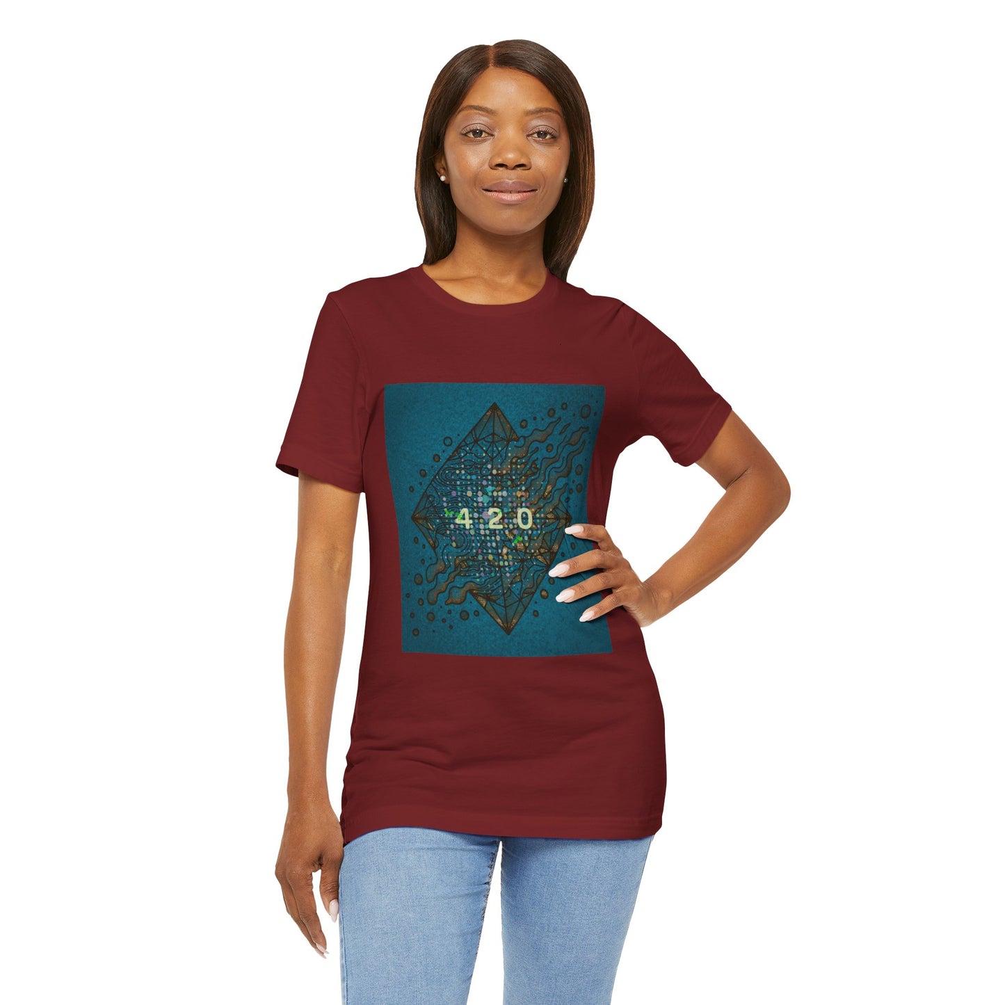 420 Graphic Unisex Jersey Tee - Casual Vibe for Celebrations