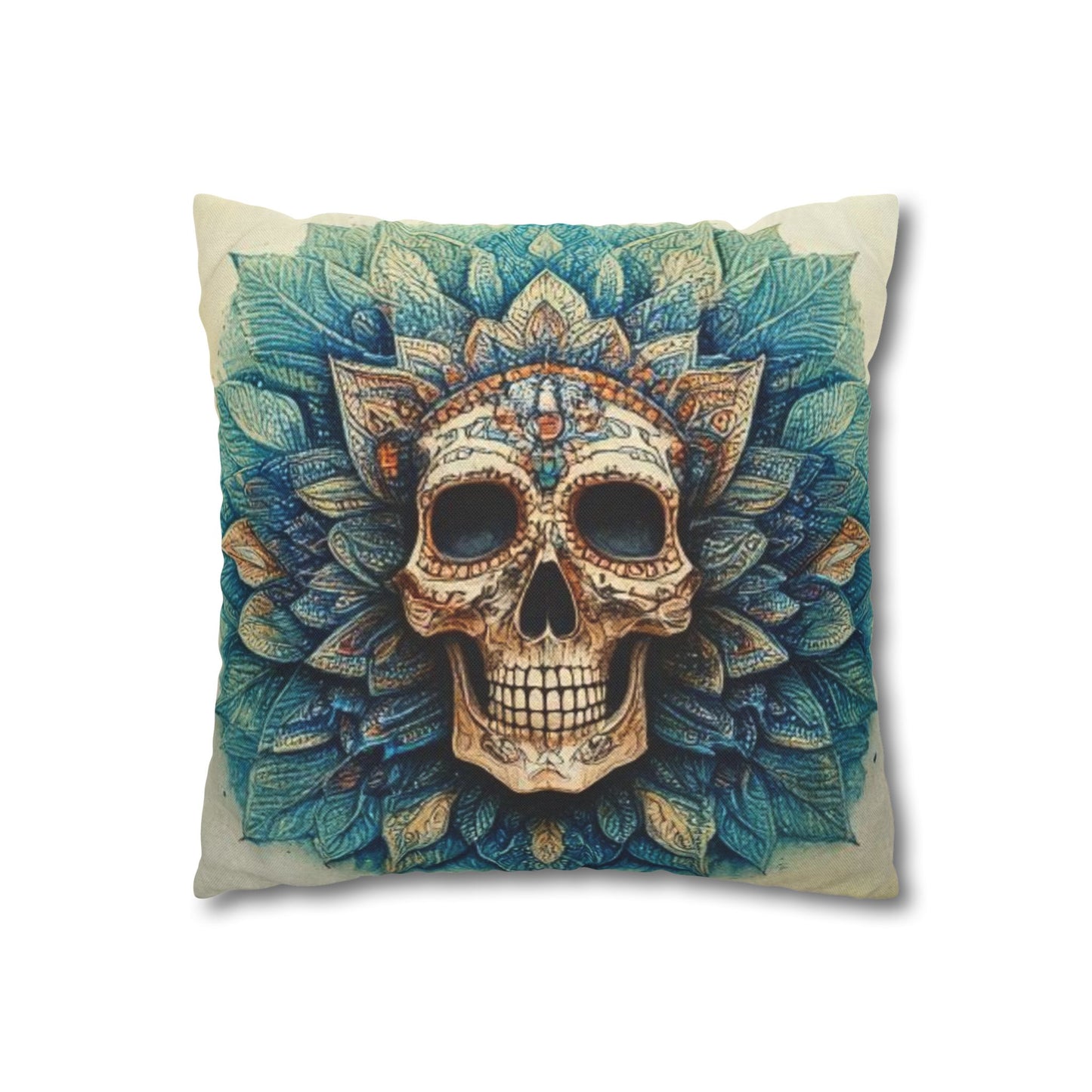 Spun Polyester Square Pillowcase