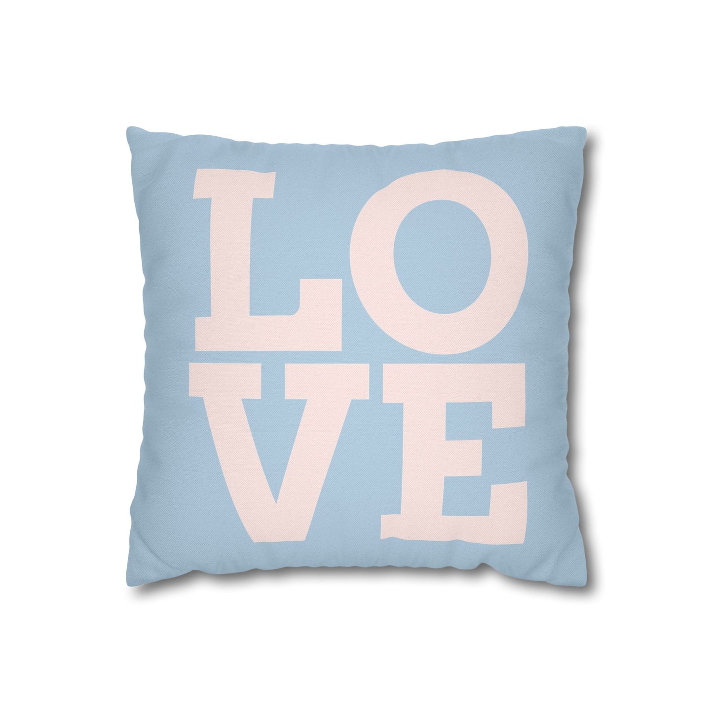 Spun Polyester Square Pillowcase