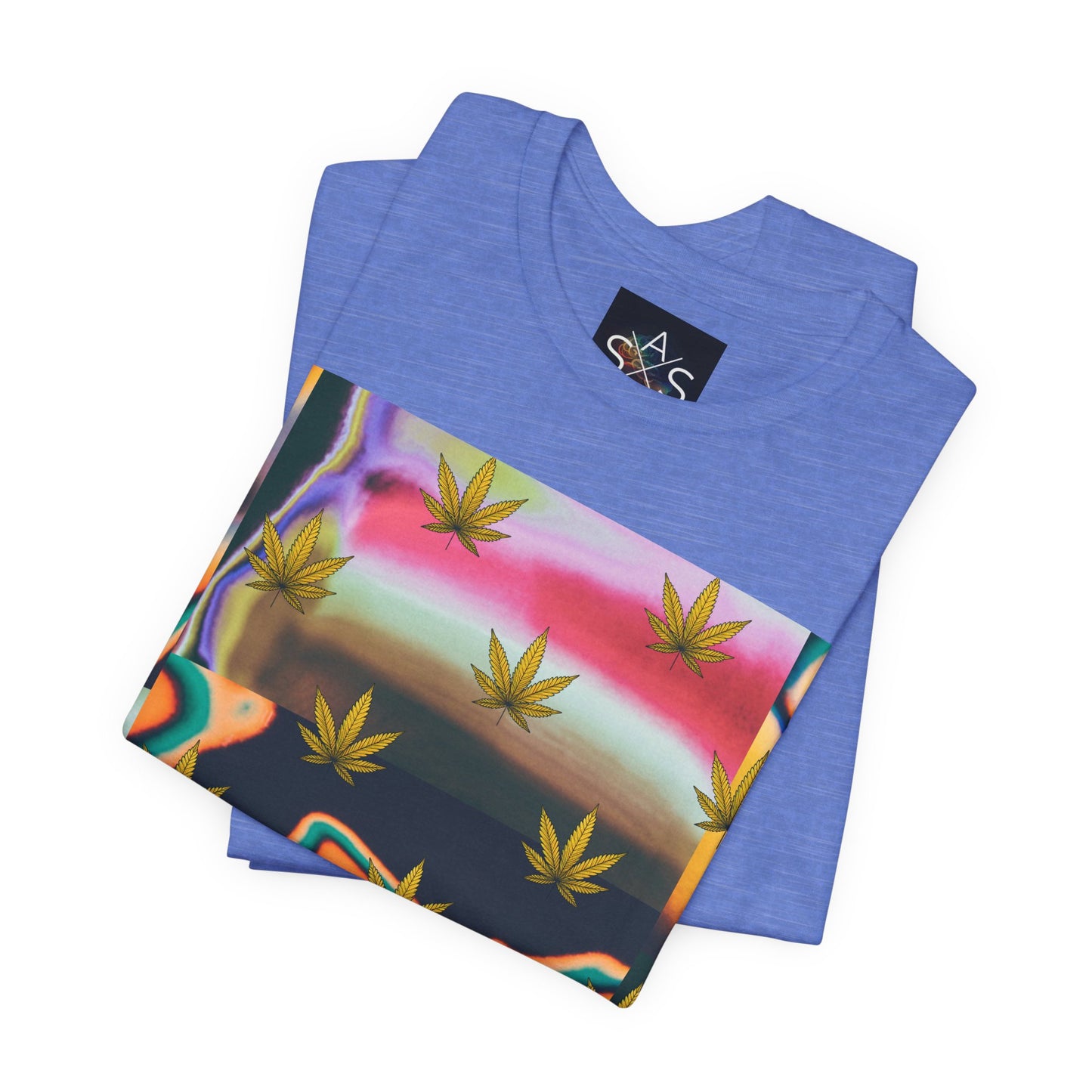 Vibrant Leaf Graphic Tee - Unisex Jersey Short Sleeve T-Shirt