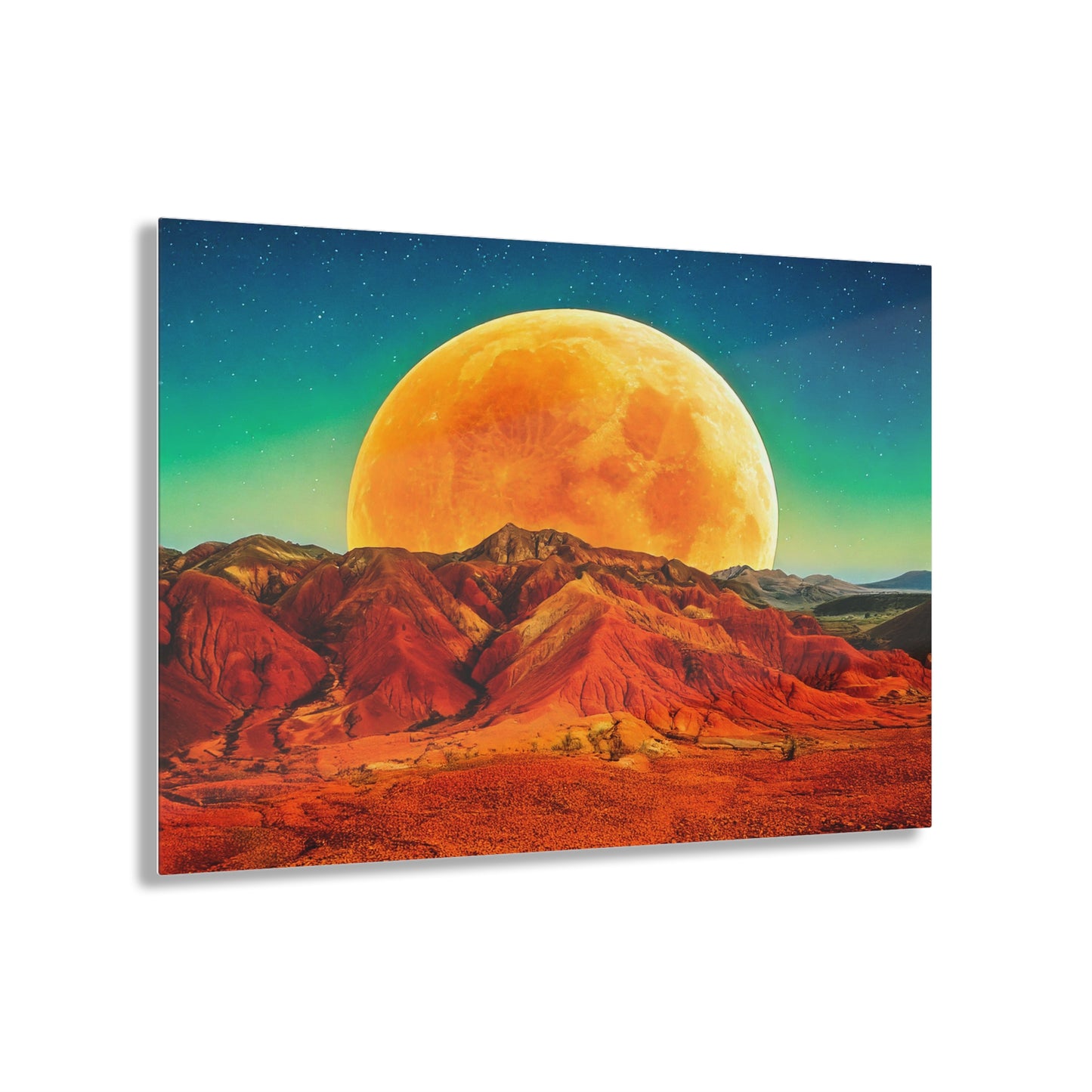 Yellow Planet Acrylic Prints