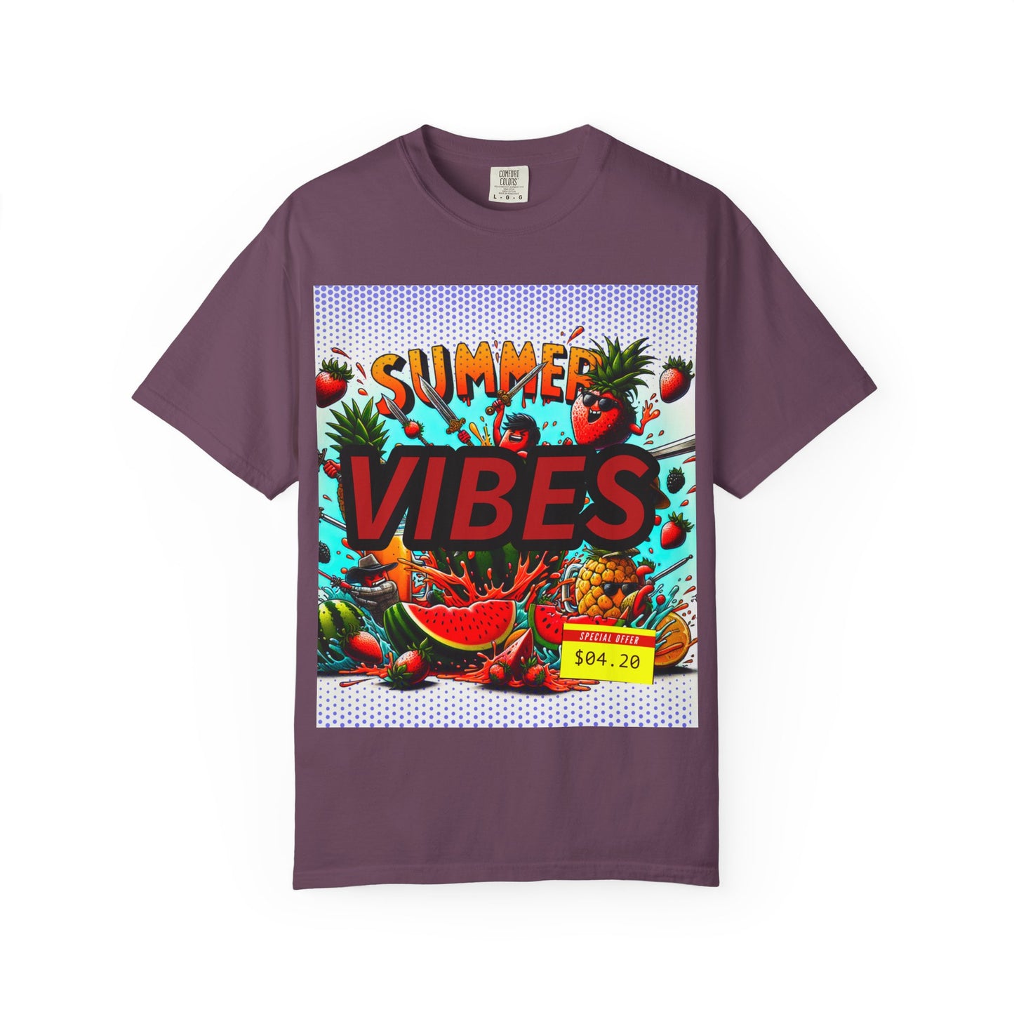 Summer Vibes Unisex Garment-Dyed T-Shirt