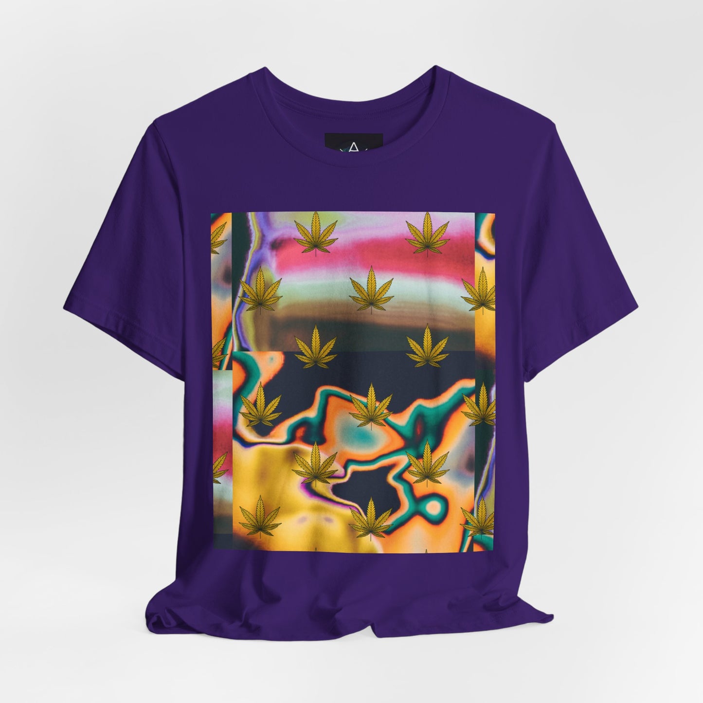 Vibrant Leaf Graphic Tee - Unisex Jersey Short Sleeve T-Shirt