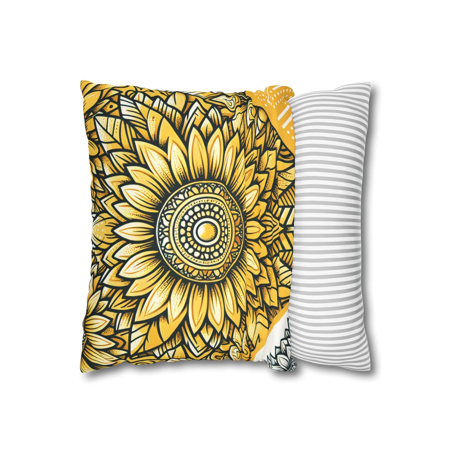 Faux Suede Square Pillowcase