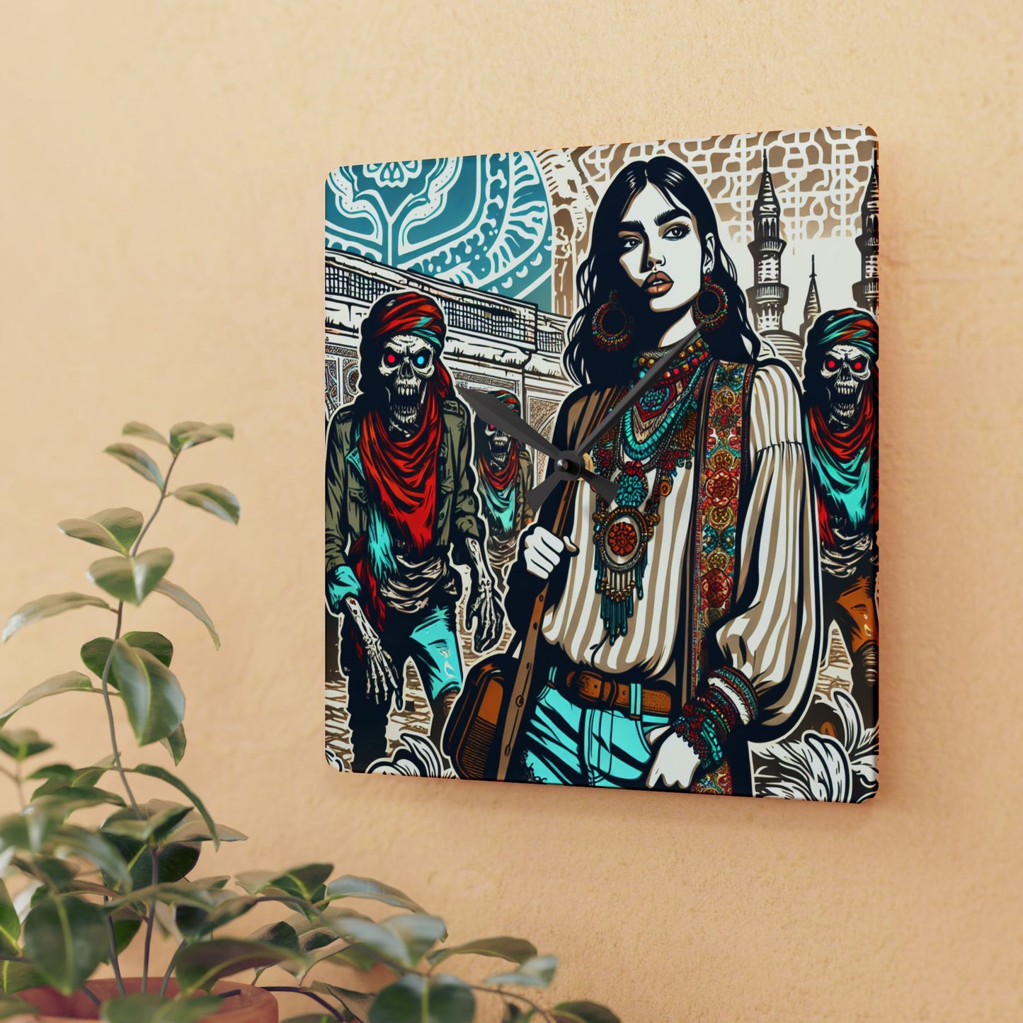 Amongst Us Acrylic Wall Clock