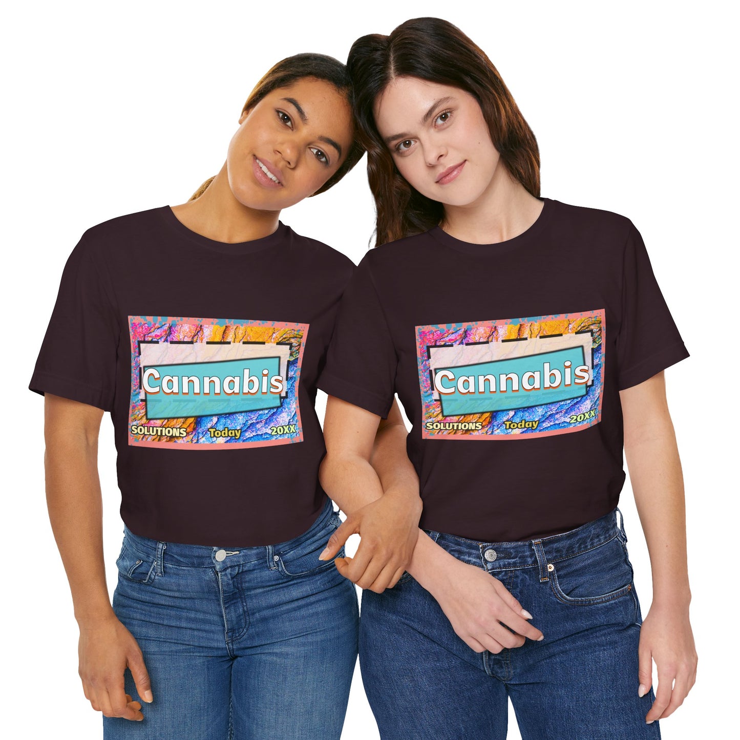 Trendy Cannabis Solutions Tee - Unisex Jersey Short Sleeve T-Shirt