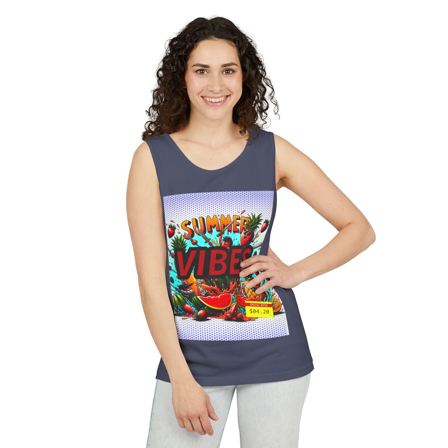 Summer Vibes Unisex Tank Top - Perfect for Beach Days & Festivals