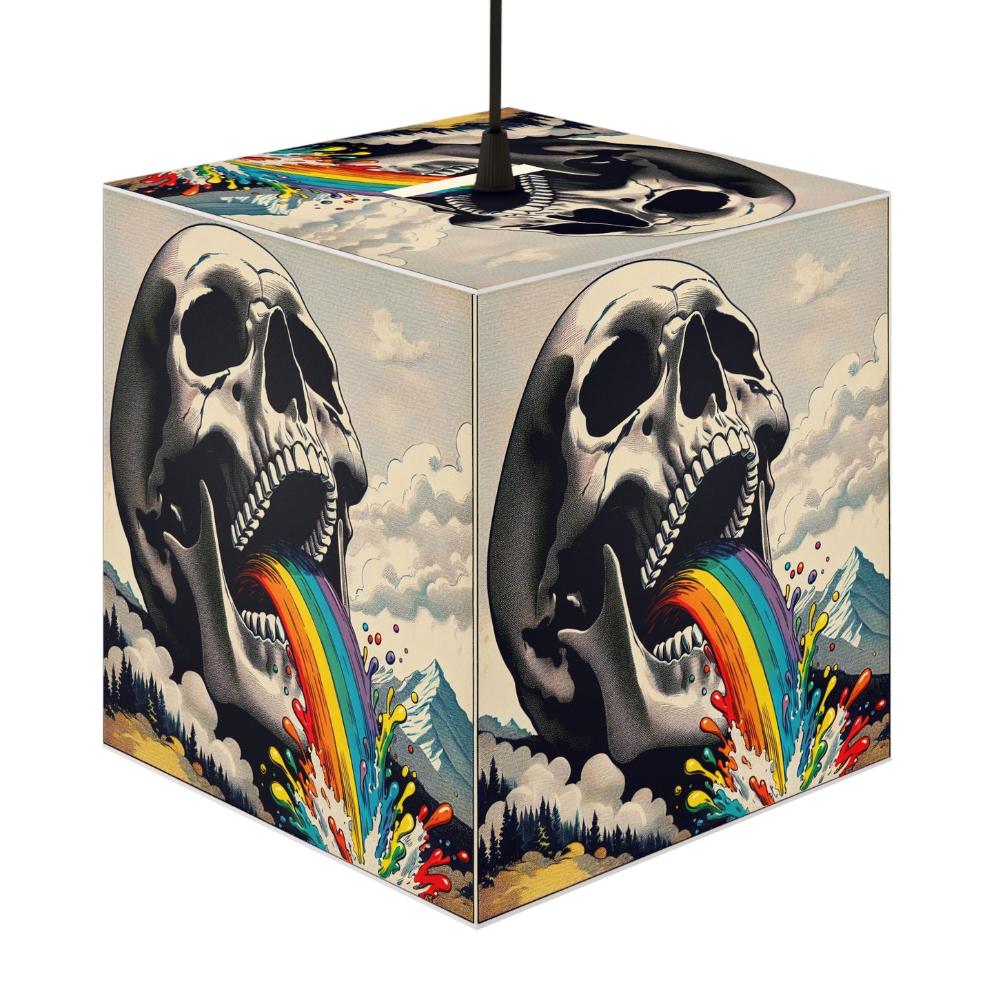 Head Strong Light Cube Lamp