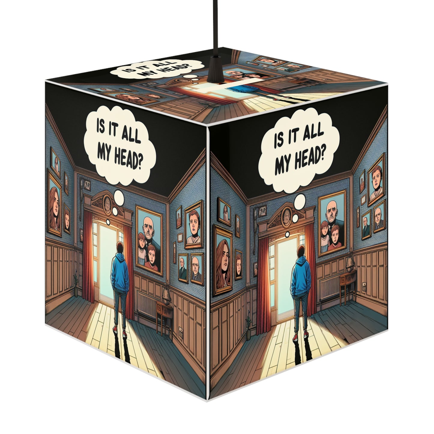 Growing Light Cube Lamp