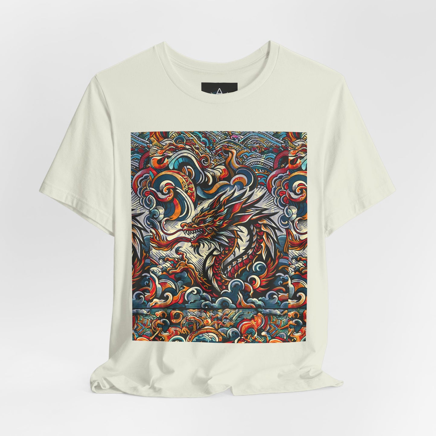 Vibrant Dragon Graphic Tee - Unisex Jersey Short Sleeve Shirt
