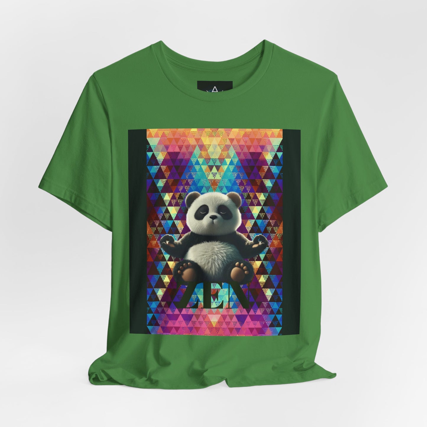 Colorful Panda Graphic Tee - Unisex Jersey Short Sleeve