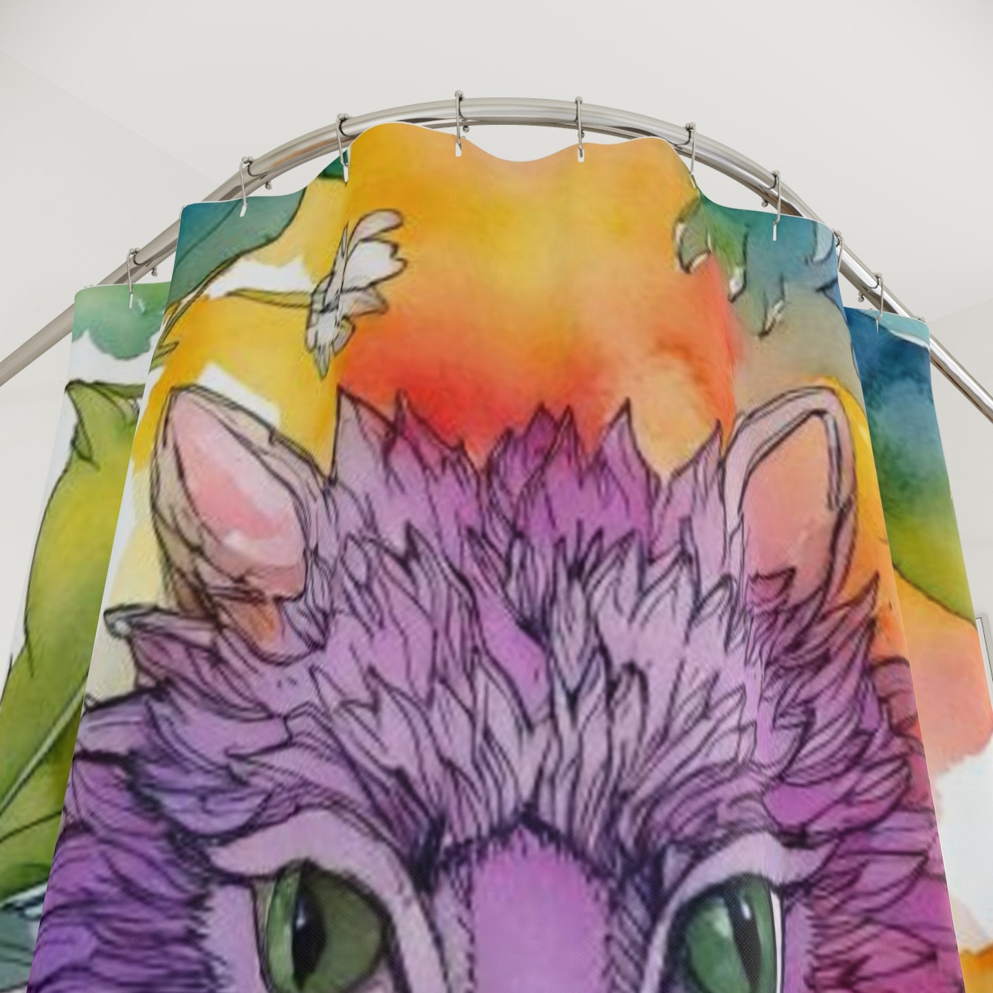 A Haunting Beauty Shower Curtains