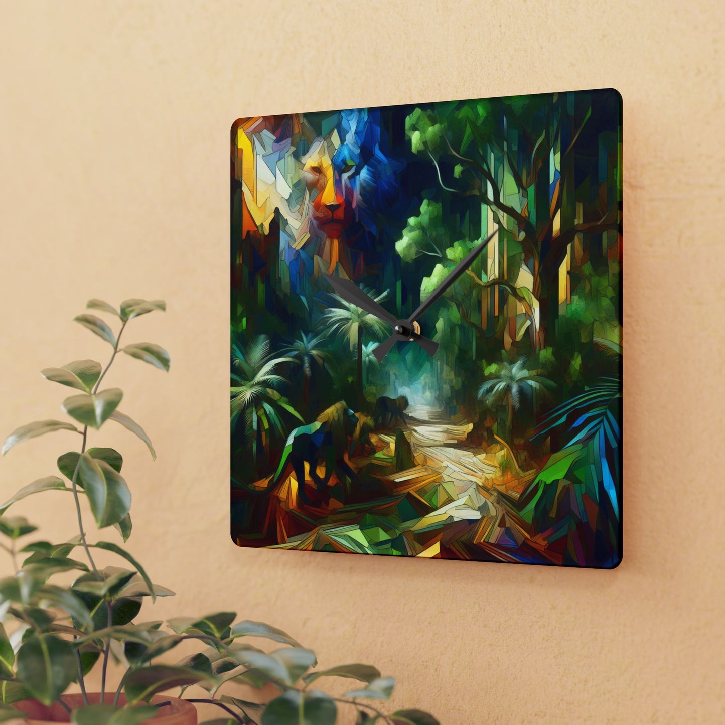 Command Your Time Acrylic Wall Clock