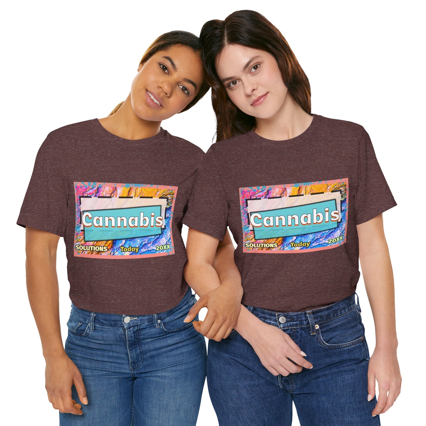 Trendy Cannabis Solutions Tee - Unisex Jersey Short Sleeve T-Shirt