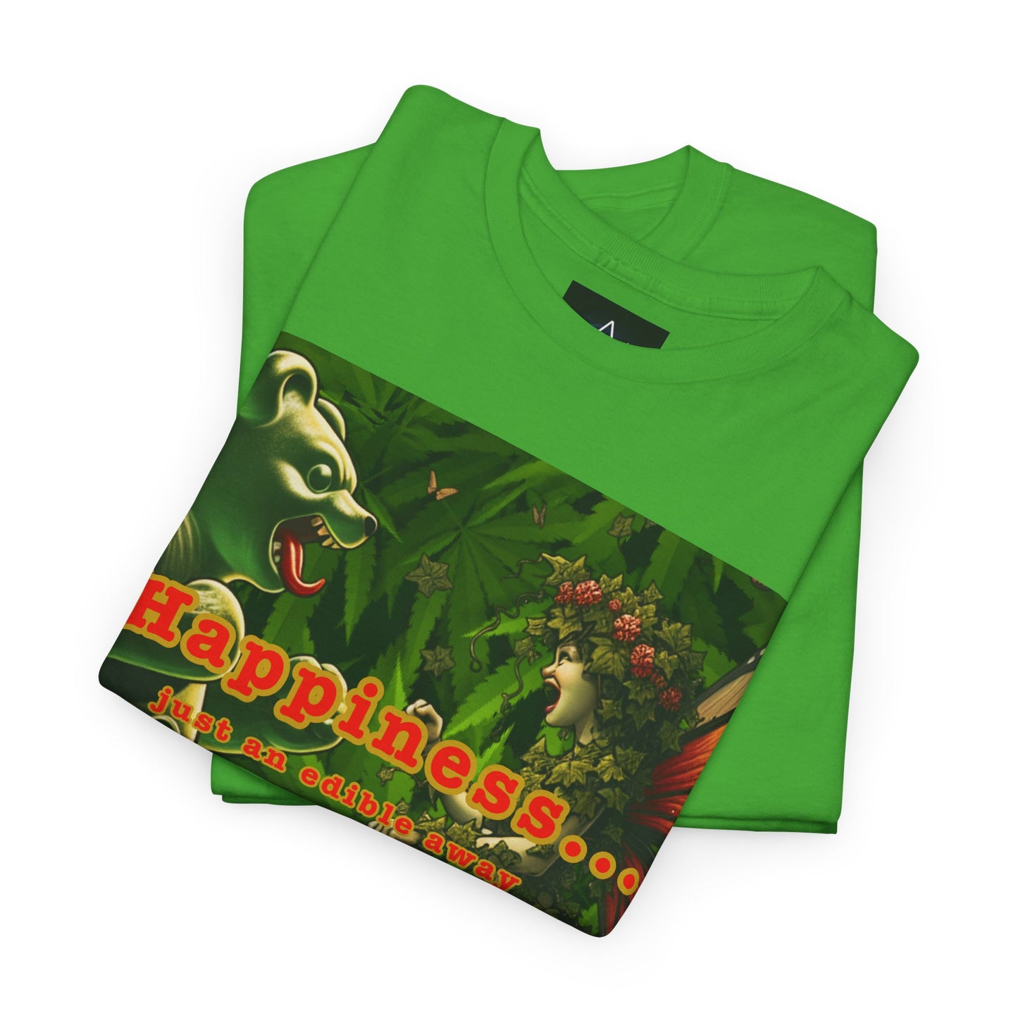 Happiness Jungle Unisex Heavy Cotton Tee, Graphic T-Shirt, Nature Lover Gift, Summer Wardrobe Essential, Unisex Casual Wear