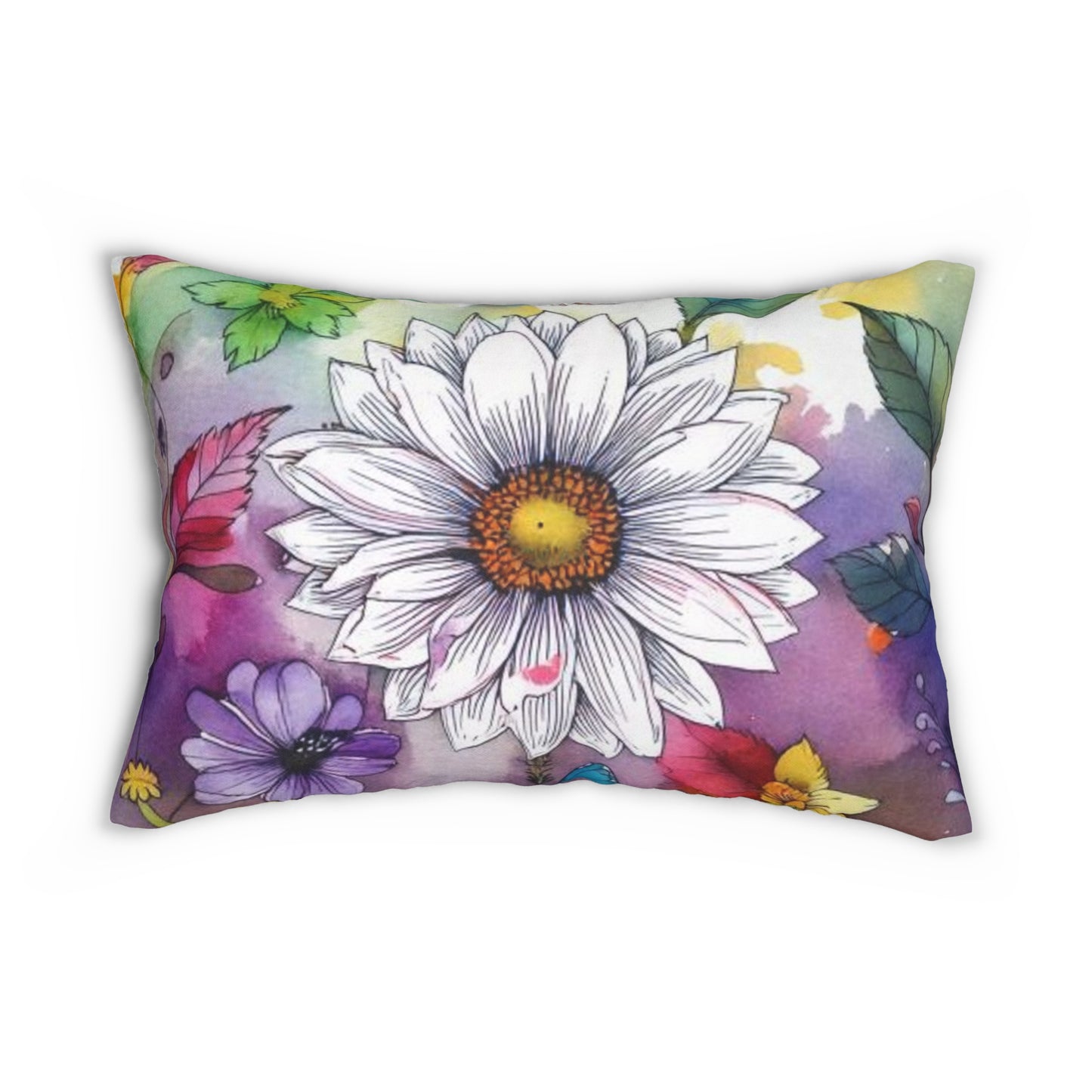 Spun Polyester Lumbar Pillow