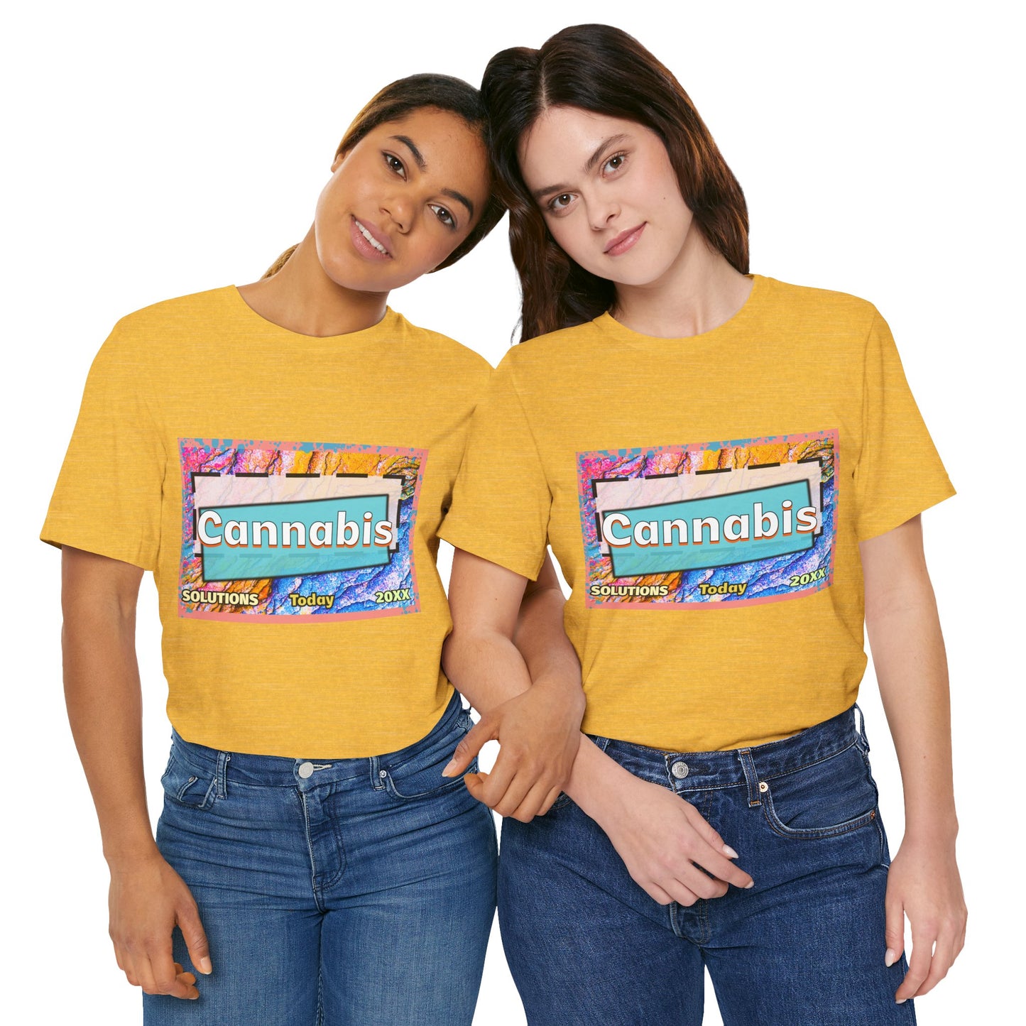 Trendy Cannabis Solutions Tee - Unisex Jersey Short Sleeve T-Shirt