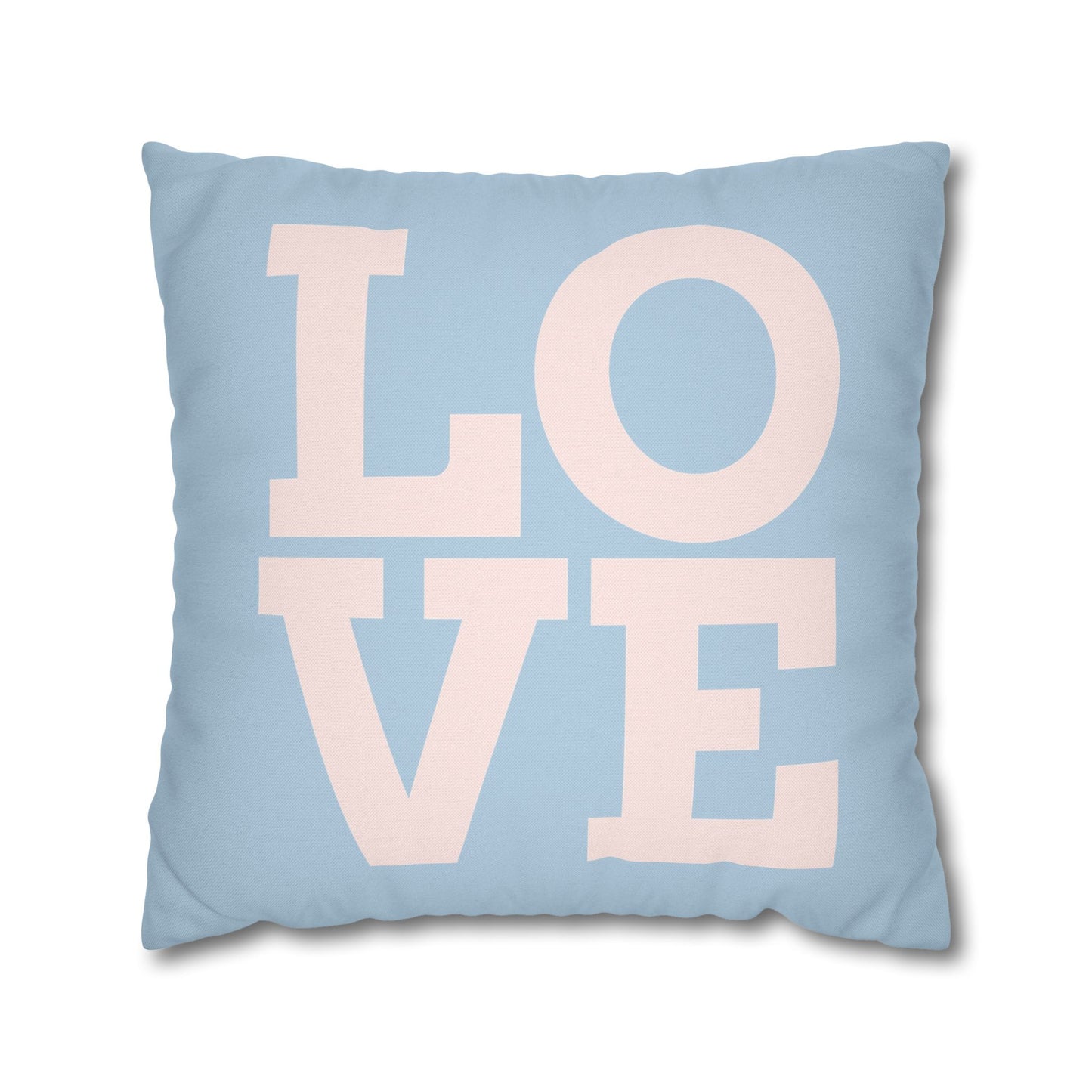 Spun Polyester Square Pillowcase
