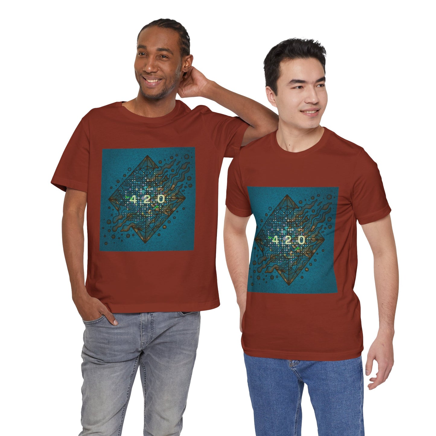 420 Graphic Unisex Jersey Tee - Casual Vibe for Celebrations