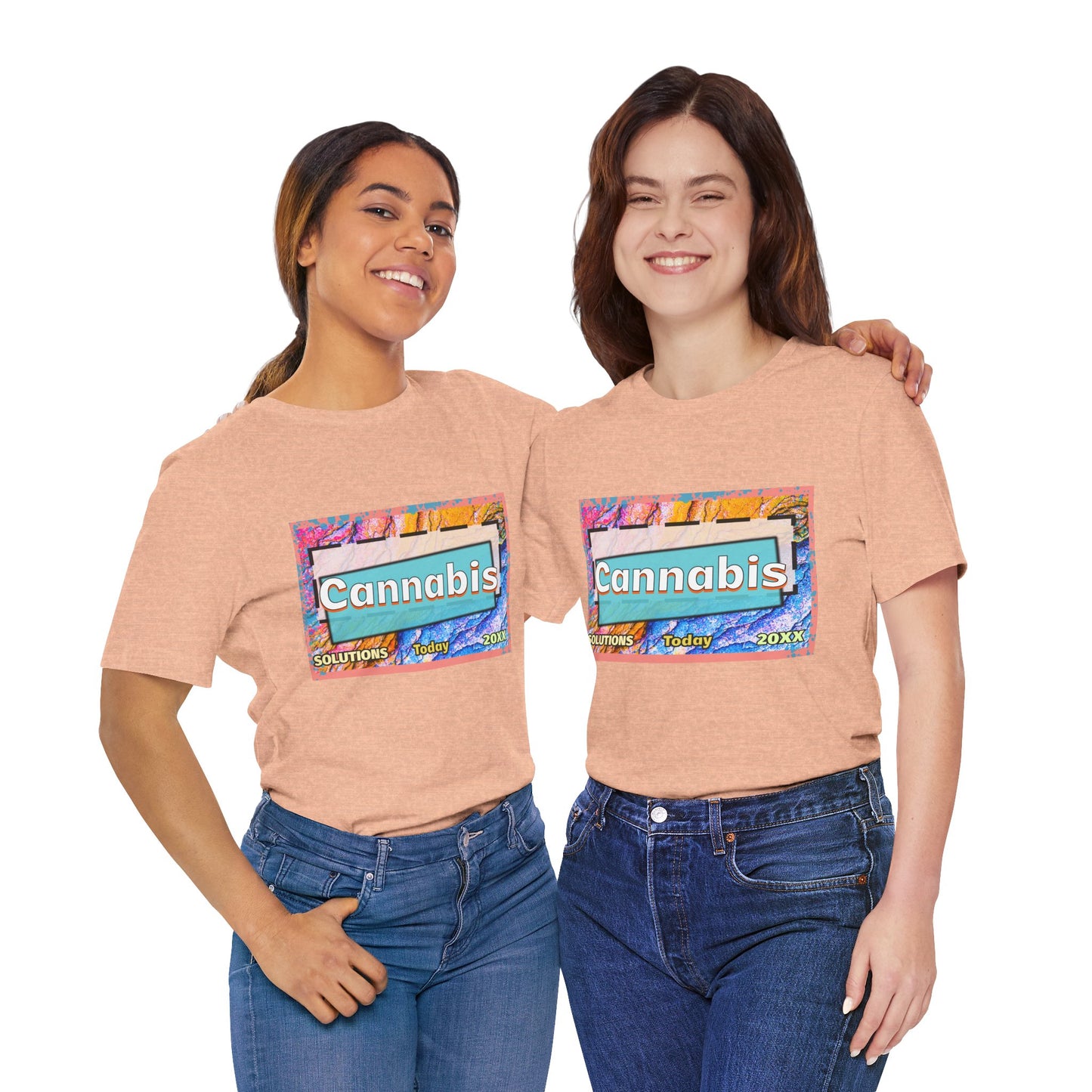 Trendy Cannabis Solutions Tee - Unisex Jersey Short Sleeve T-Shirt