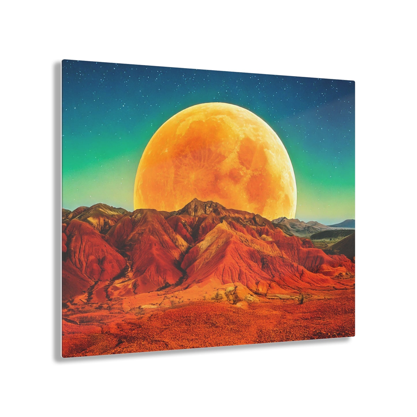 Yellow Planet Acrylic Prints