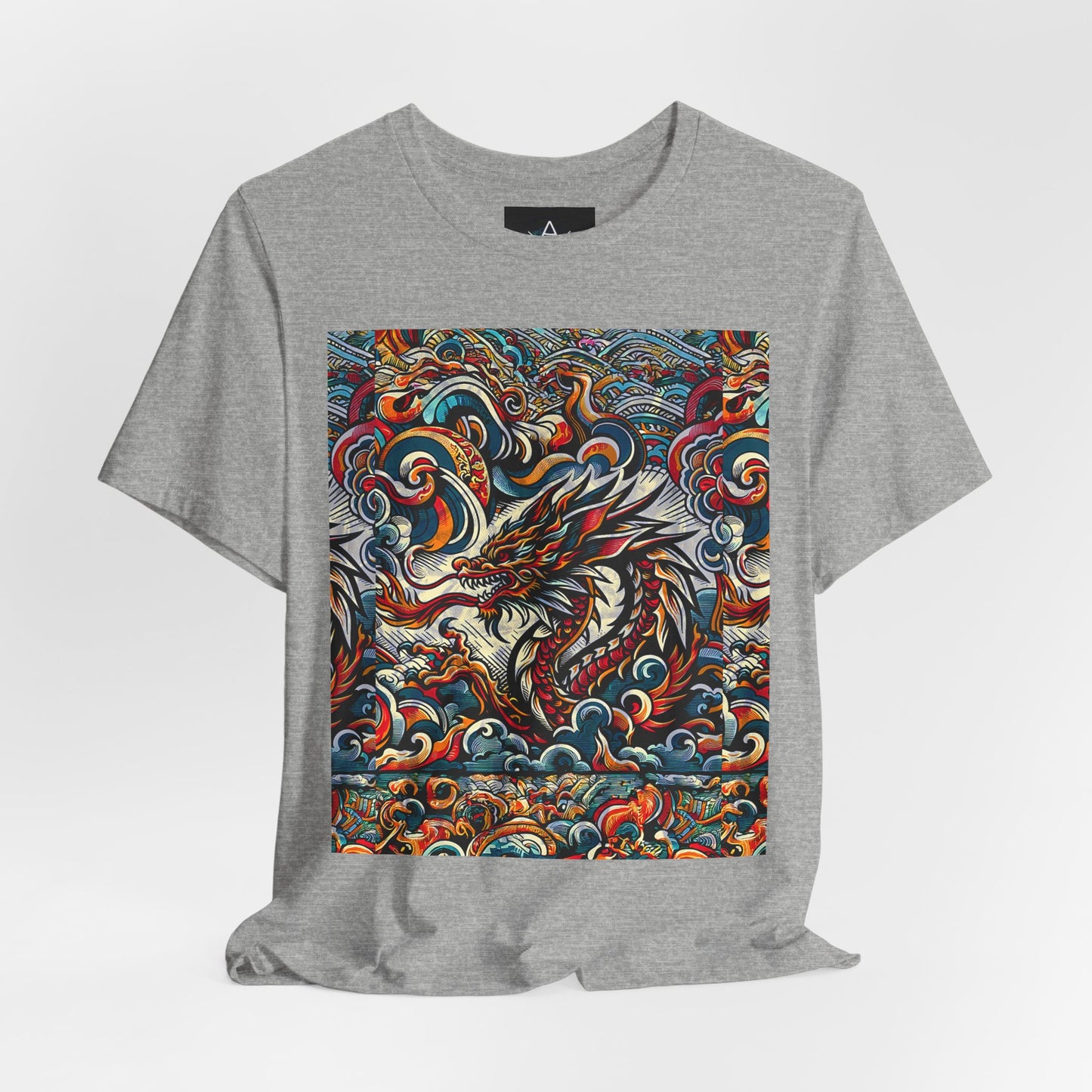 Vibrant Dragon Graphic Tee - Unisex Jersey Short Sleeve Shirt