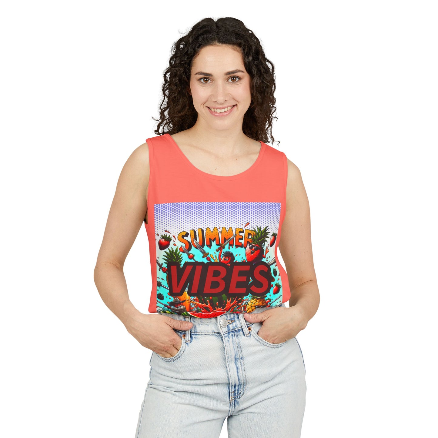 Summer Vibes Unisex Tank Top - Perfect for Beach Days & Festivals