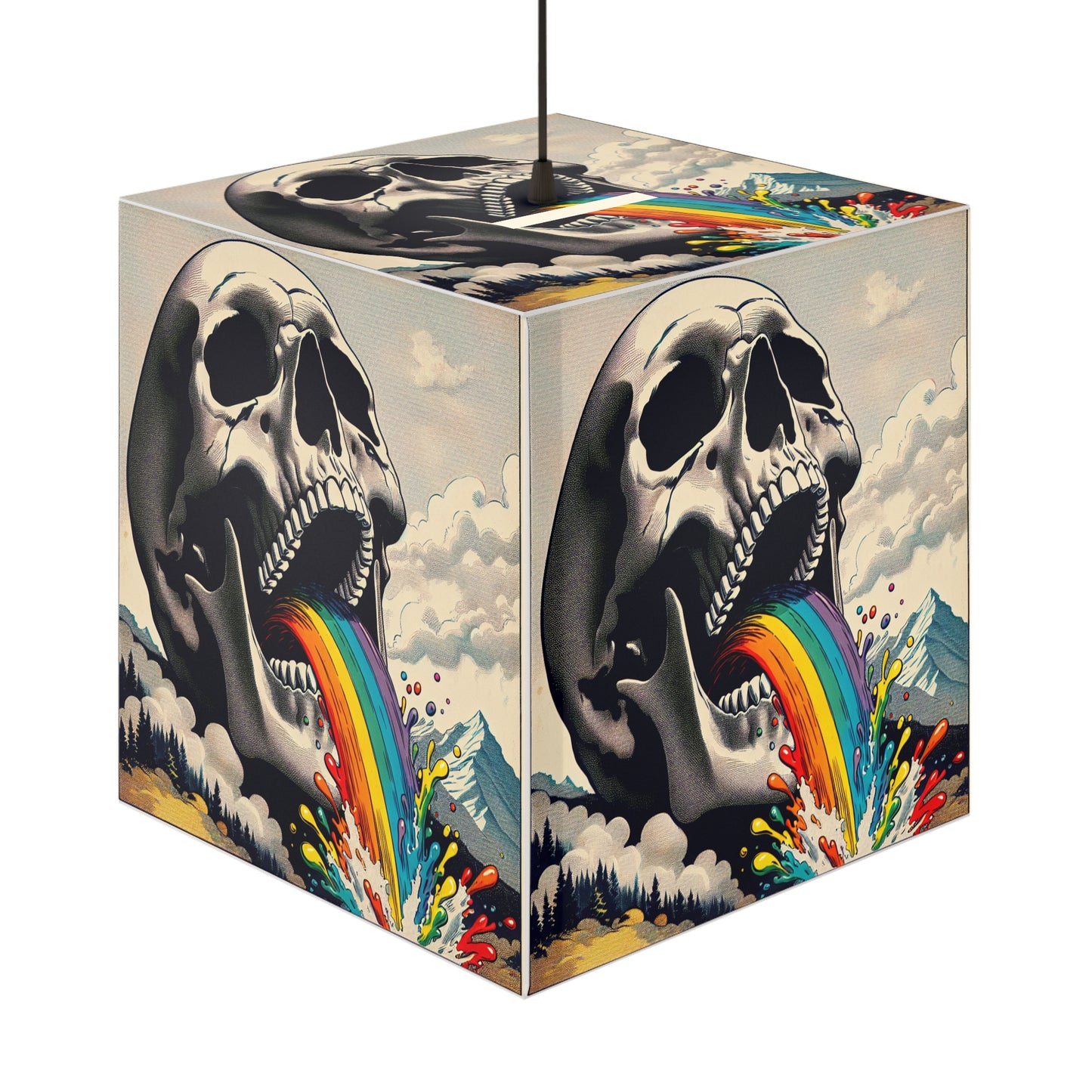 Head Strong Light Cube Lamp