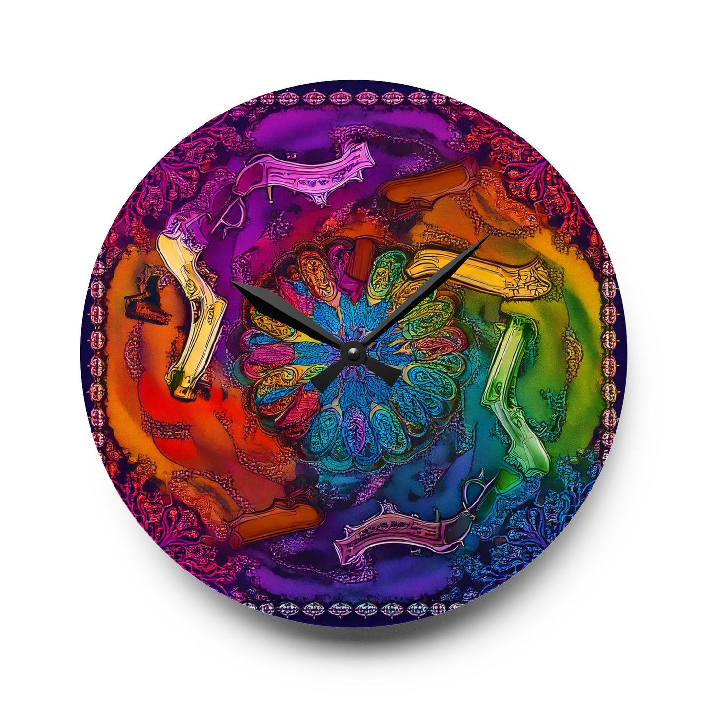 Tommy Time Acrylic Wall Clock