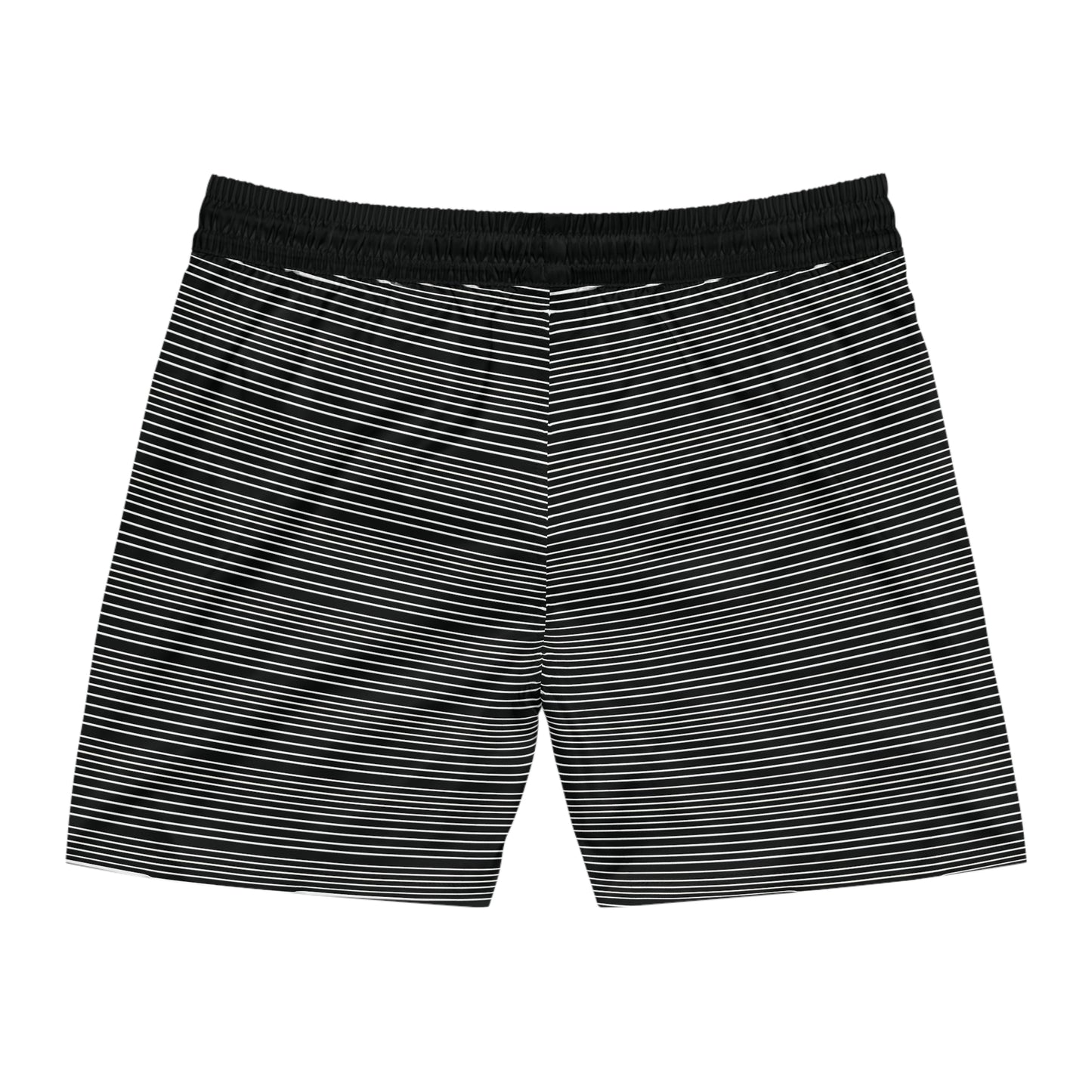 Bussin' Men's Mid-Length Swim Shorts - Stylish Striped Beachwear for Summer Fun
