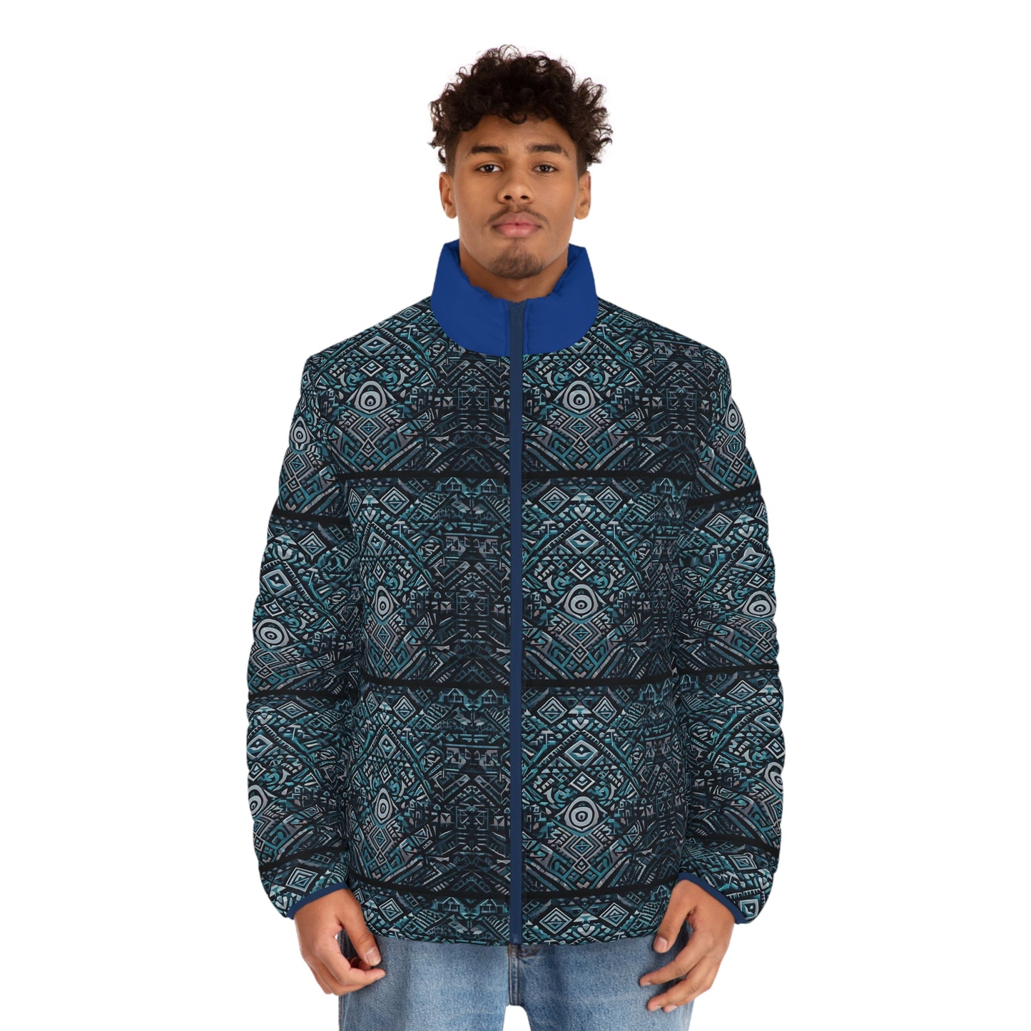 All Weather Men's Puffer Jacket (AOP)