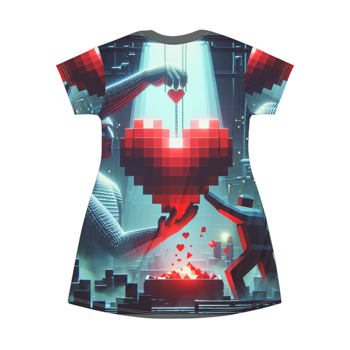 Woman's T-Shirt Dress (AOP)